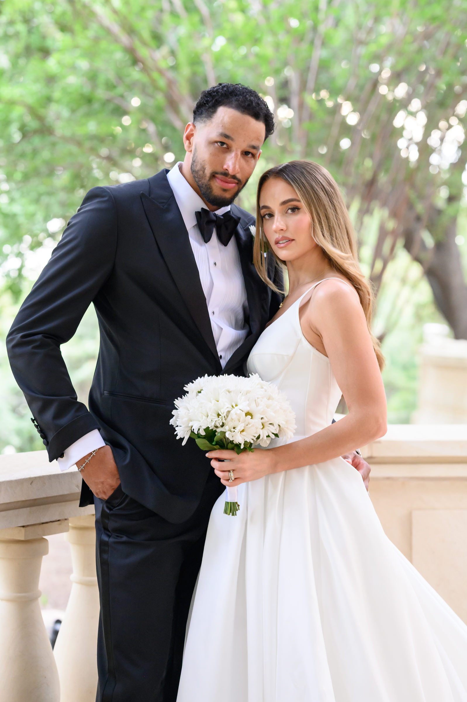 Elegant couple portrait