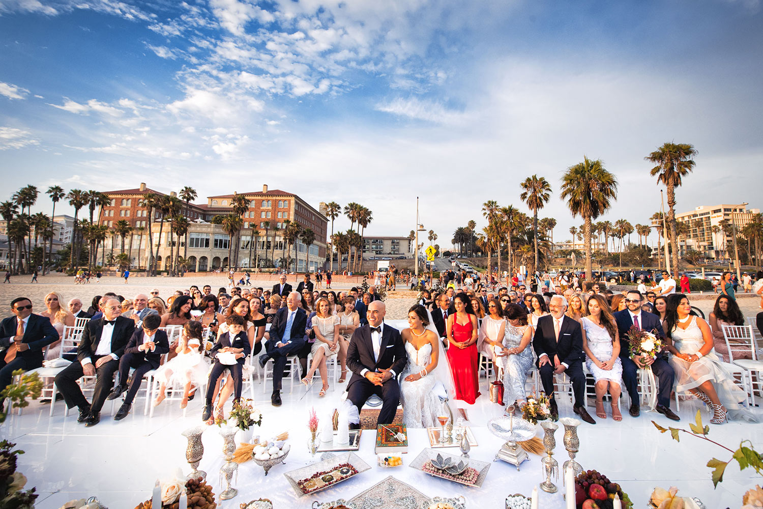 Luxury Los Angeles waterfront wedding - photo by Callaway Gable