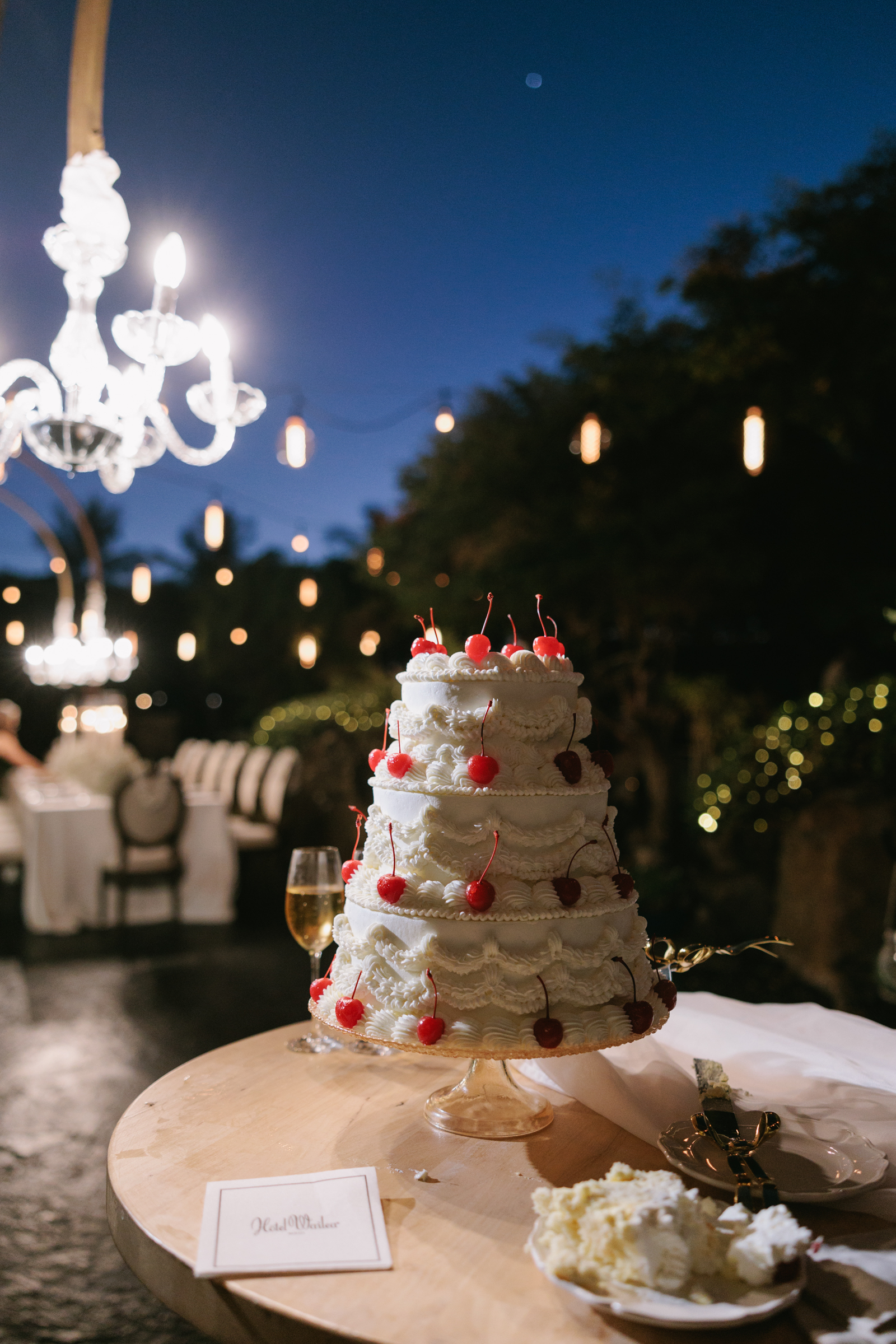 Tiered wedding cake Hotel Wailea Maui