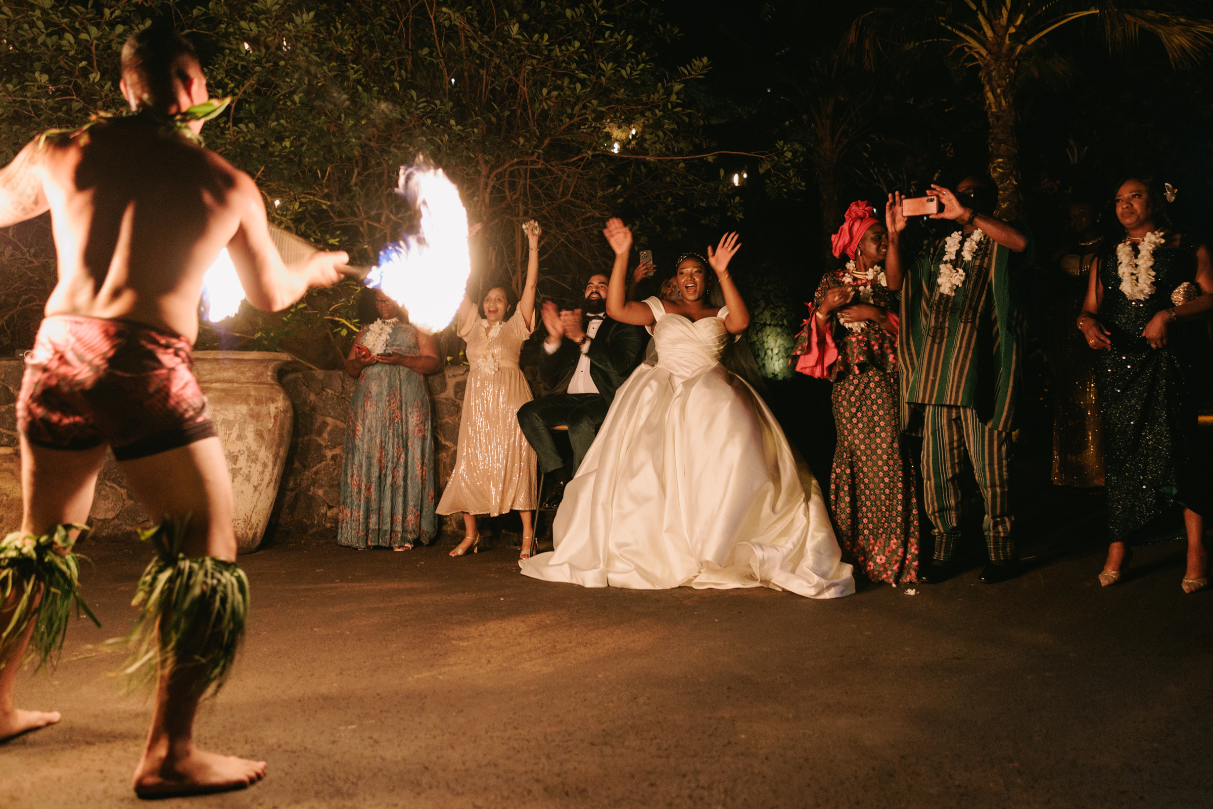 Hotel Wailea nighttime dance festivities Hotel Wailea Maui