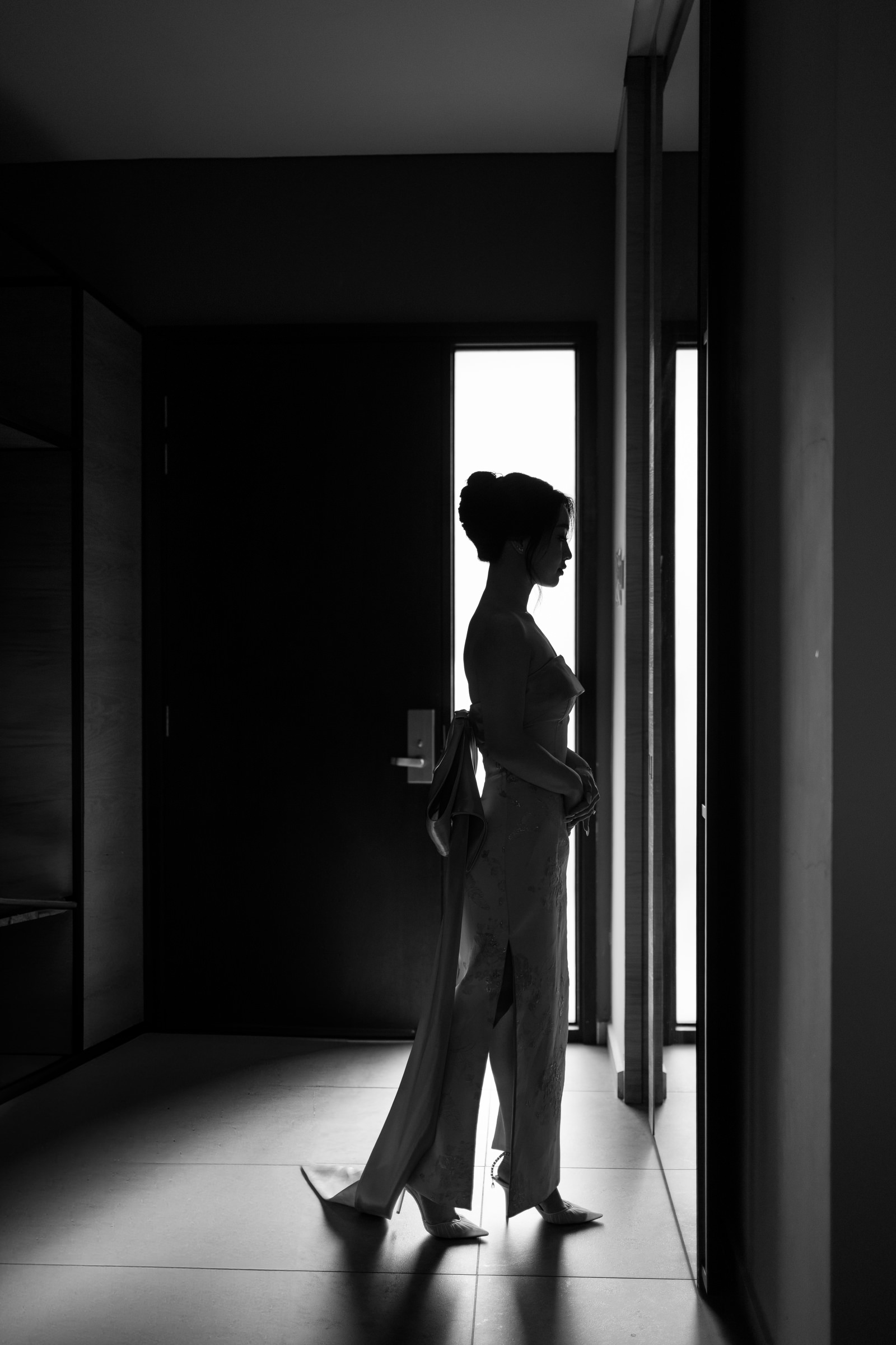 Fine-art bridal portrait at Acres Resort, Malaysia, photographed by Zach Chin