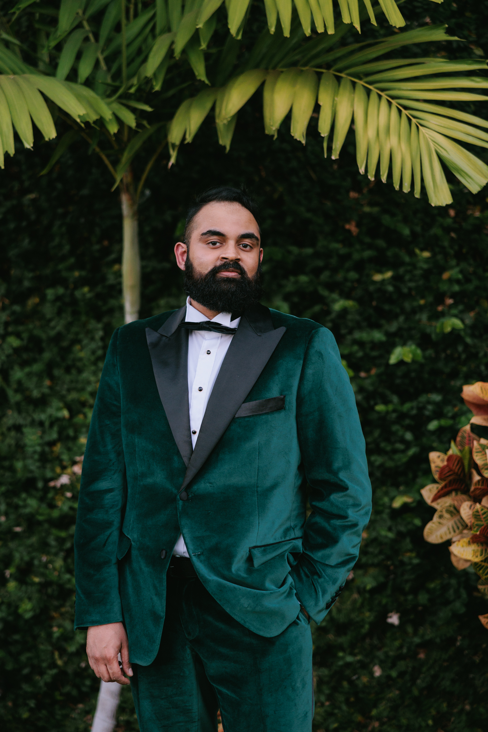 Groom at Hotel Wailea wedding Maui