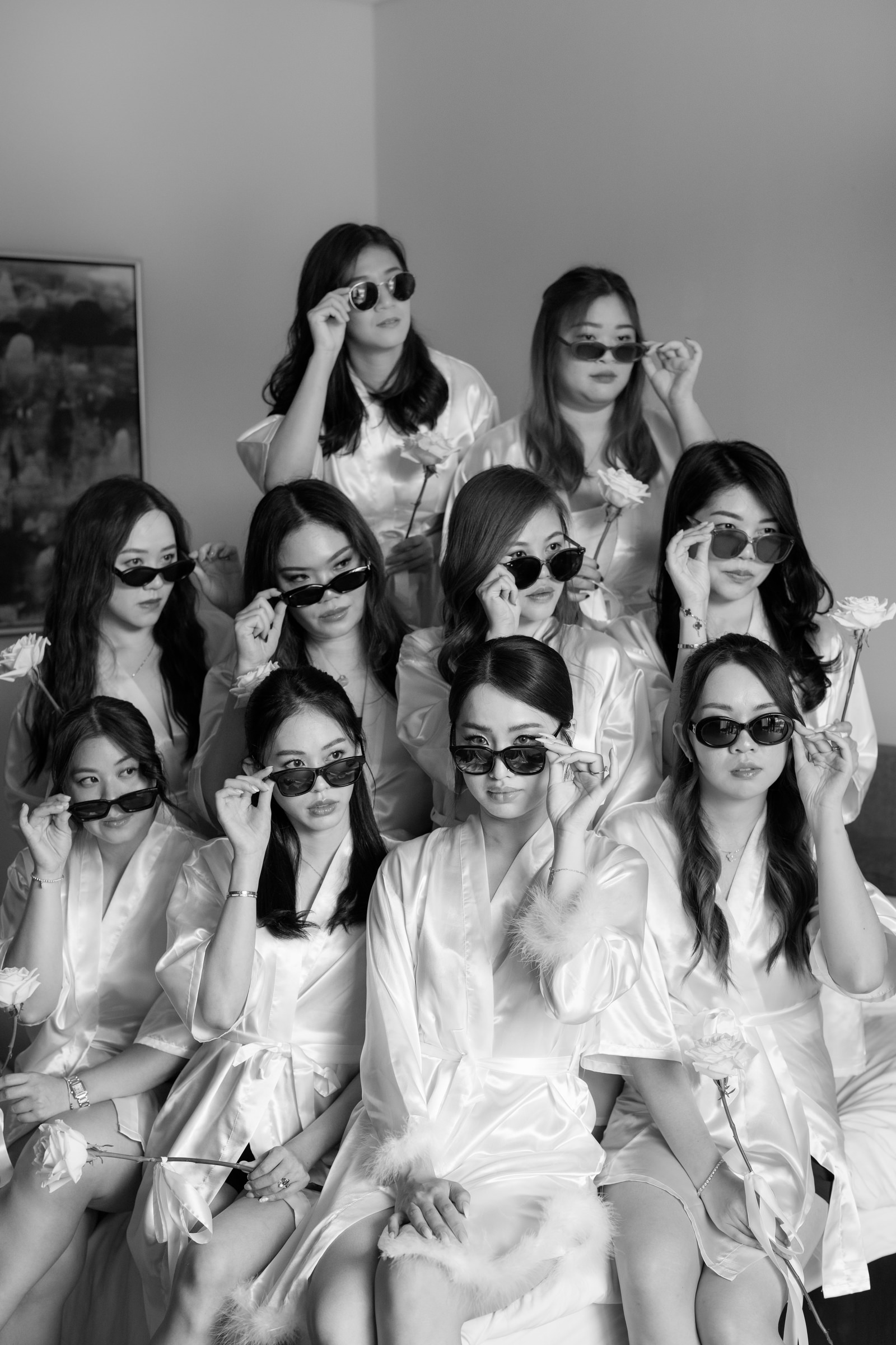 Bridesmaids, wedding at Acres Resort, Malaysia, photographed by Zach Chin 