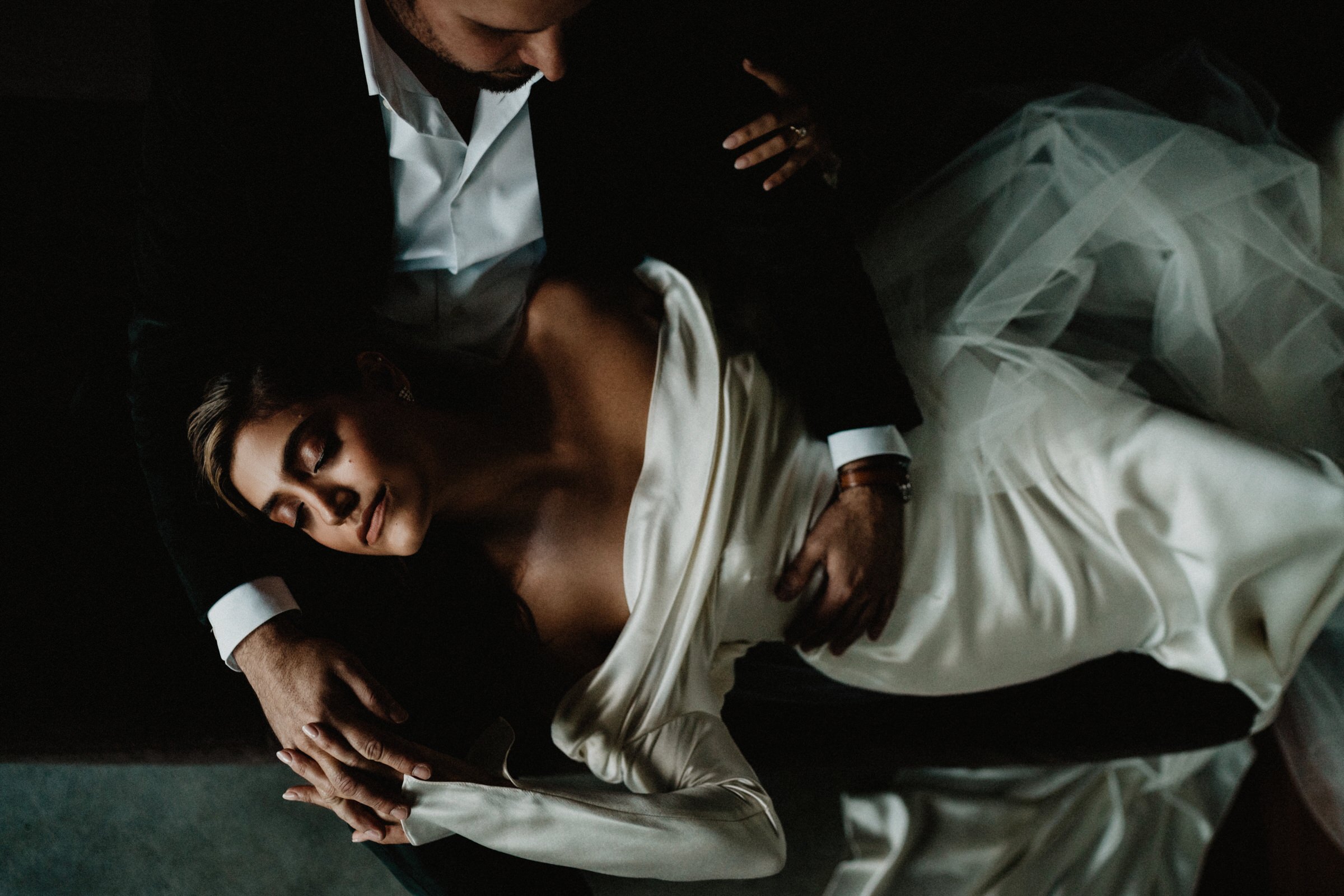 Romantic couple portrait