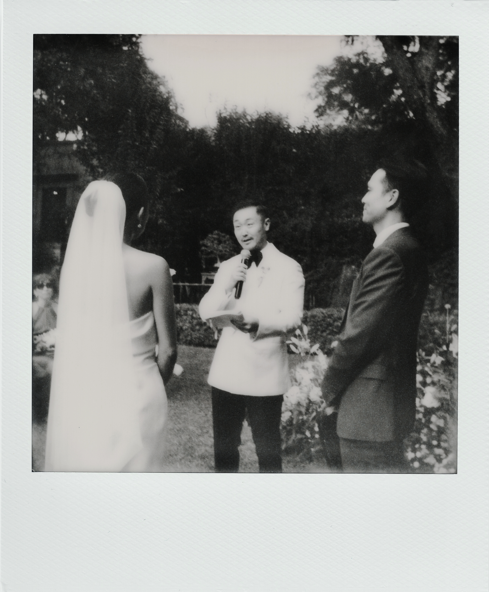 Villa Santa Maria wedding polaroid photo, Anna Sauza Photography