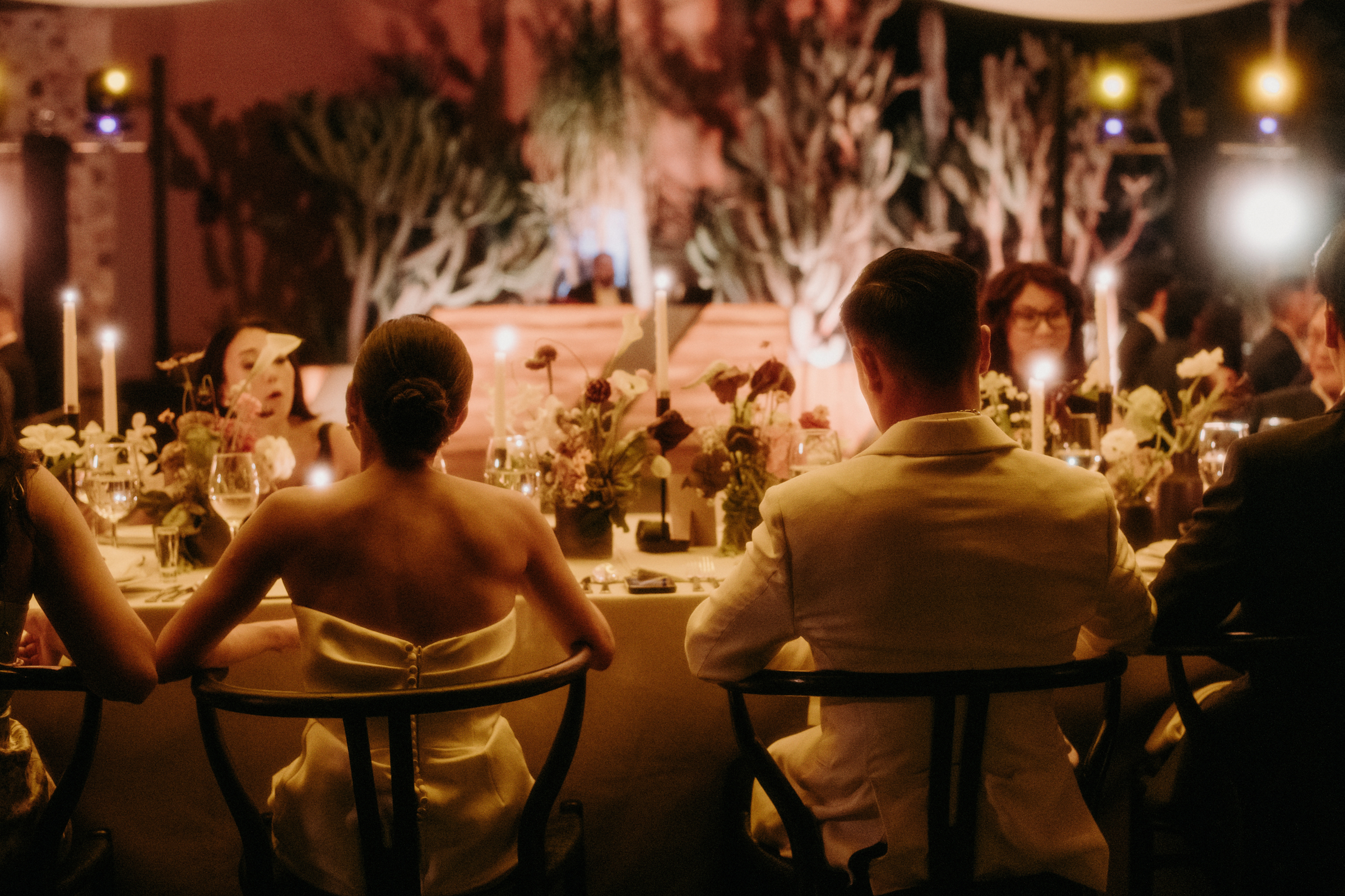 candlelight reception at Villa Santa Monica, Anna Sauza Photography