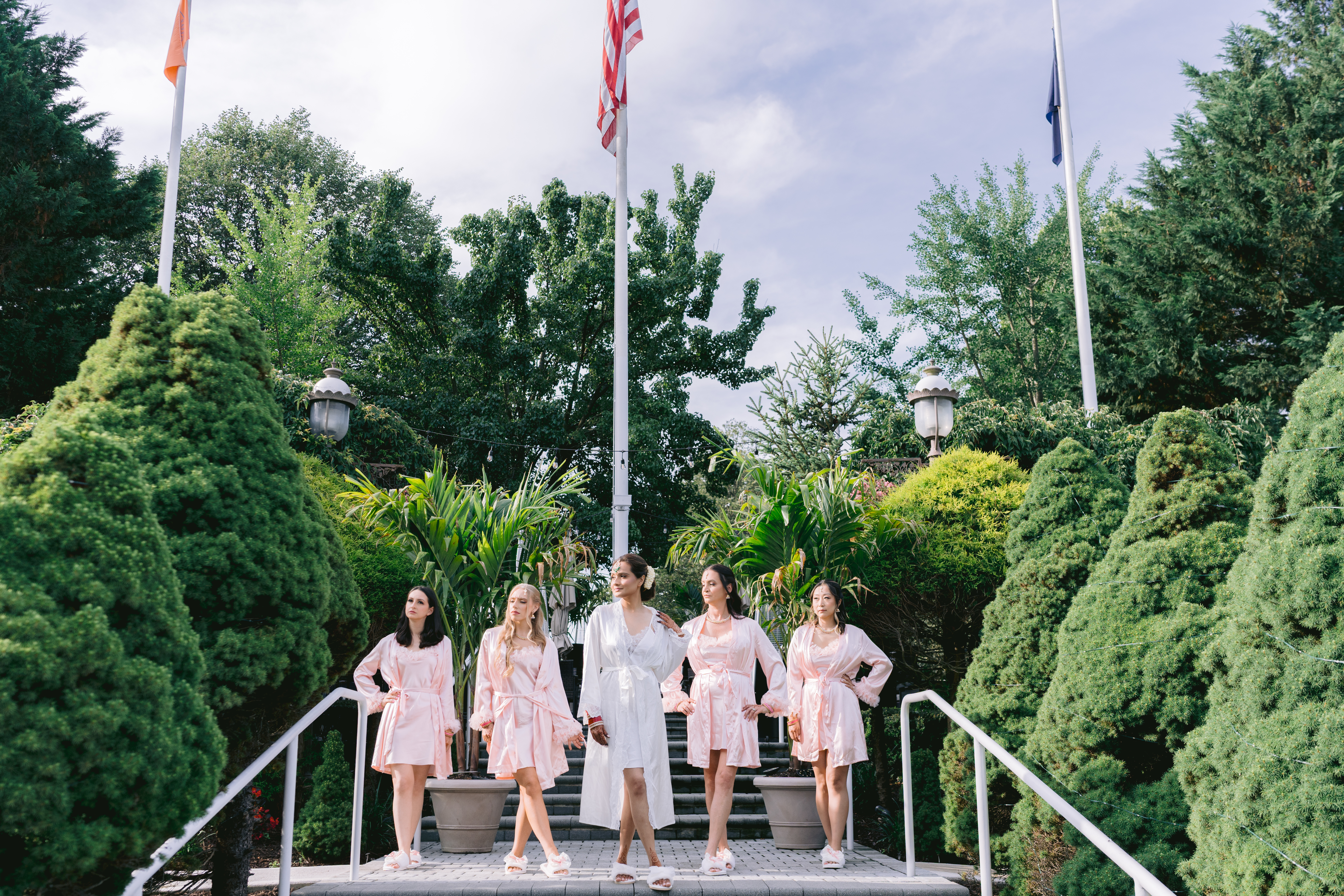 Getting ready portrait at Garden City Hotel wedding photography by PTarfiq Photography, NY