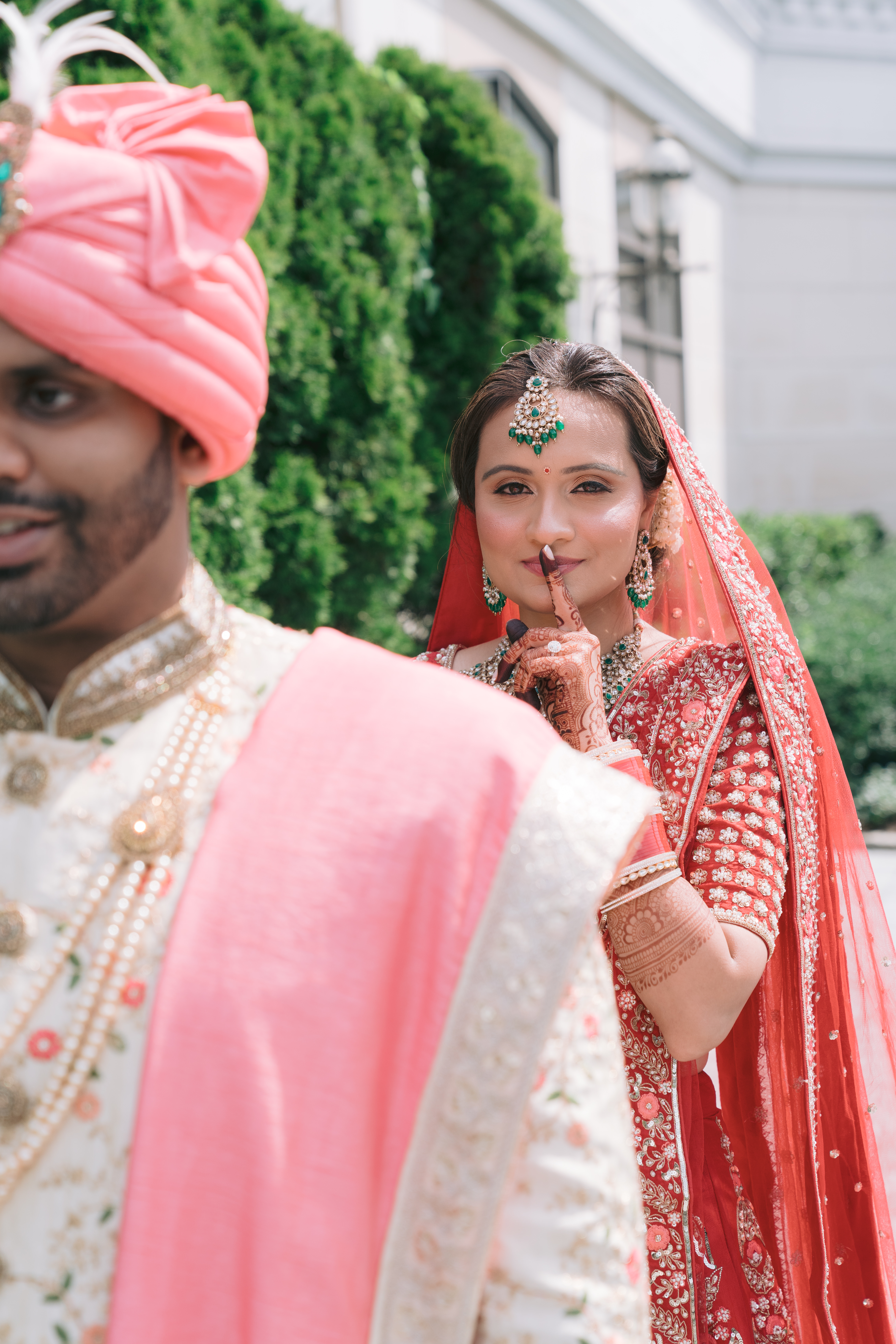 First look, Garden City Hotel wedding photography by PTarfiq Photography, NY
