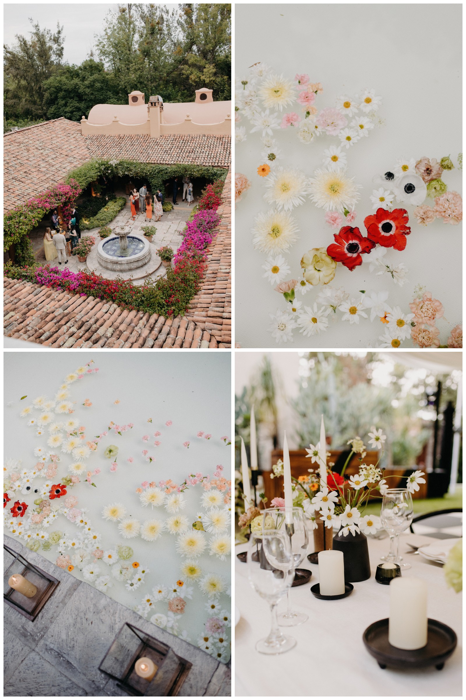 Villa Santa Monica wedding details by the pool, Anna Sauza Photography