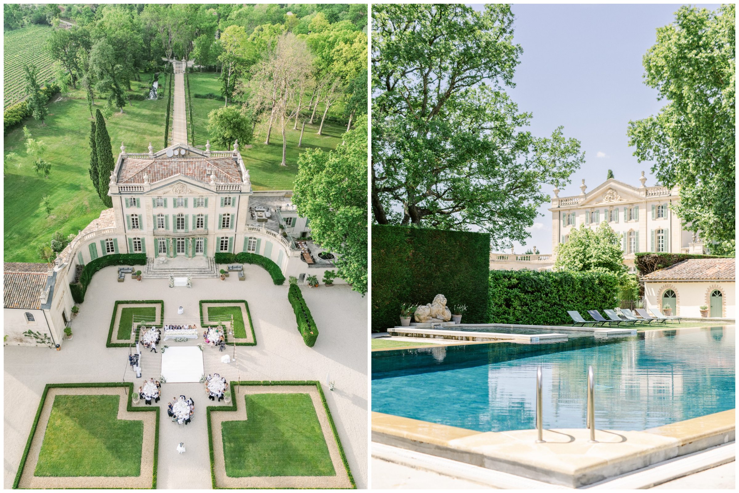 Chateau de Torreu wedding Provence, Exterior and pool, Jeremie HKB 1