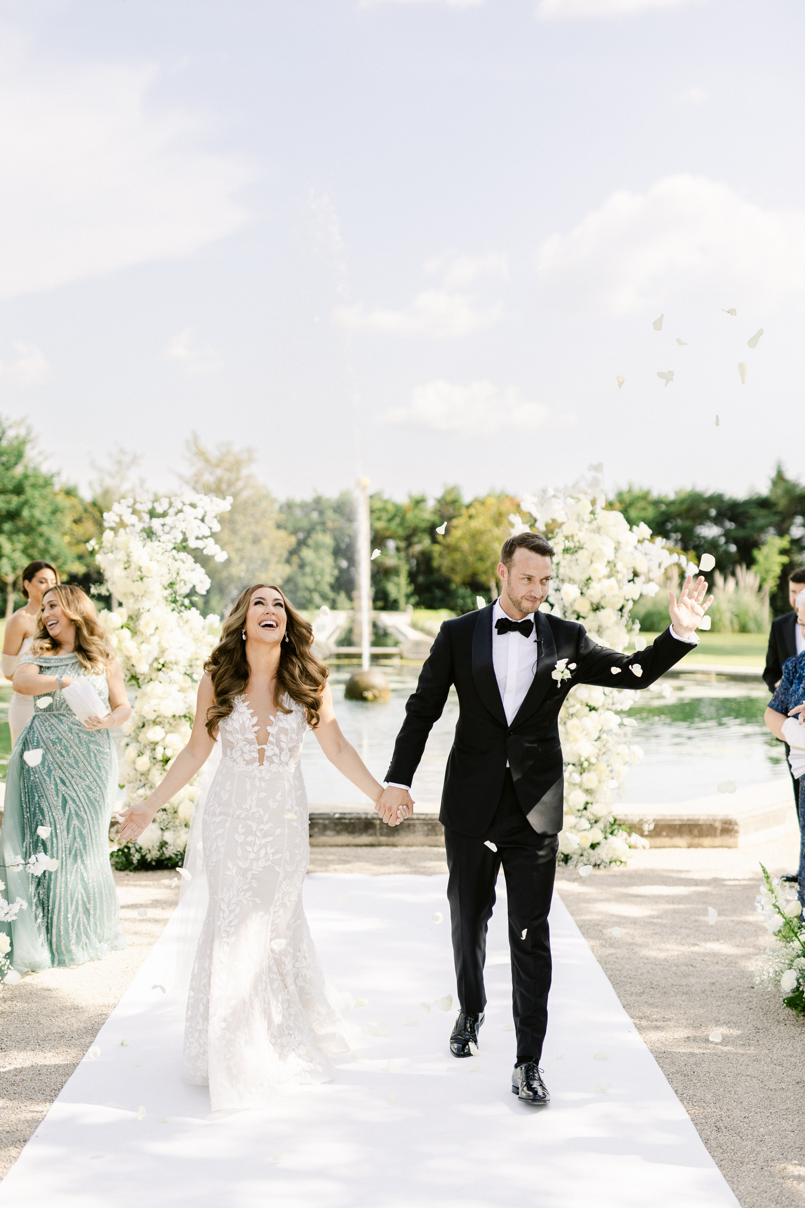 Joyful recessional, Chateau de Torreau, Provence, Jeremie Hkb 