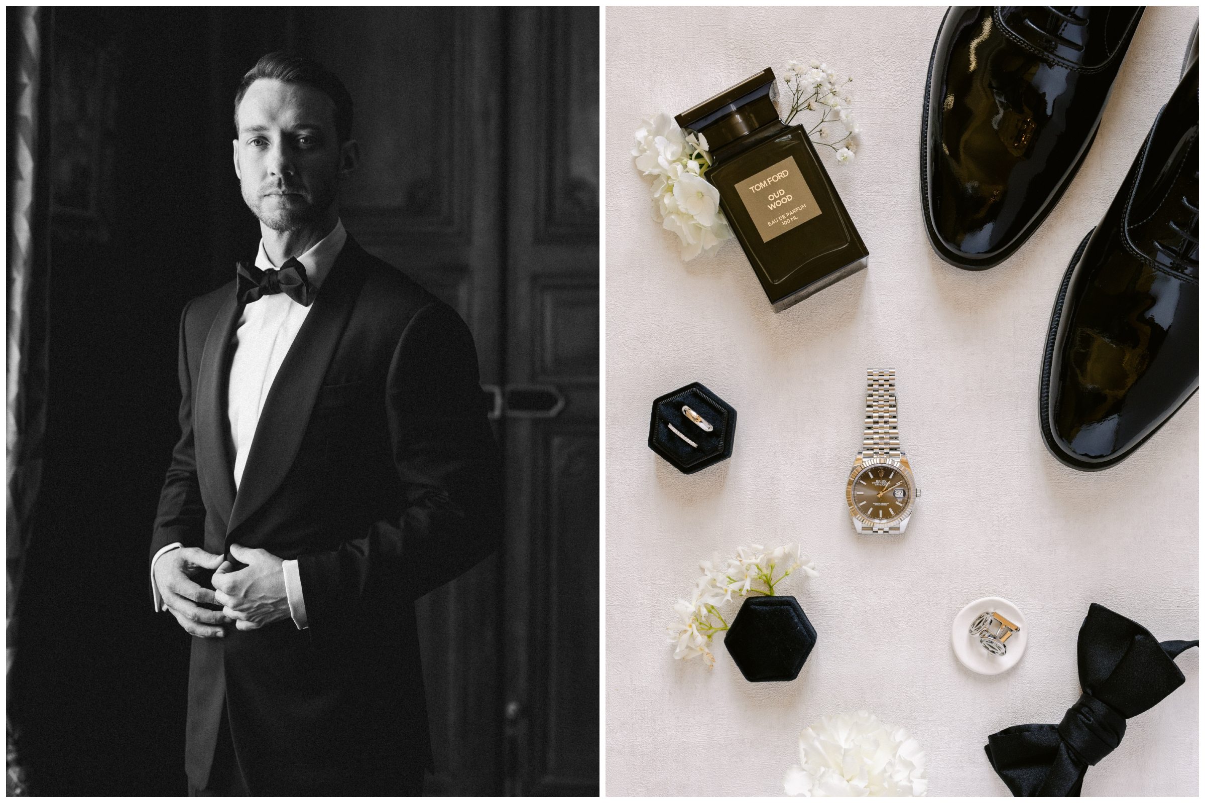 Grooms attire, Chateau de Torreau wedding, Provence