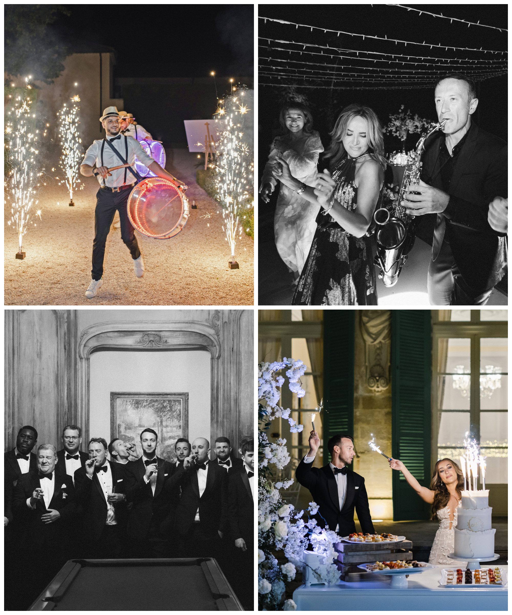 After party photos of Chateau de Torreau weddings