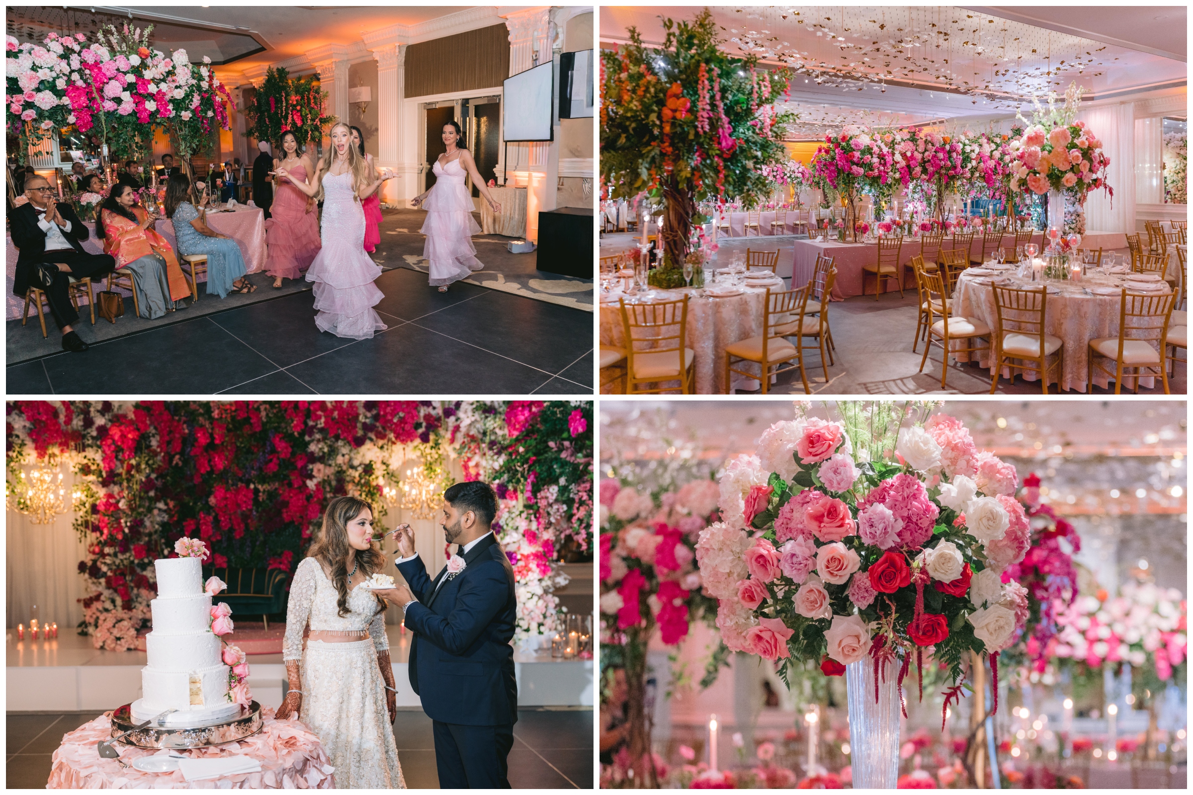 Reception at the Garden City Hotel wedding, New York photographed by P.Tarfiq Photography, NY