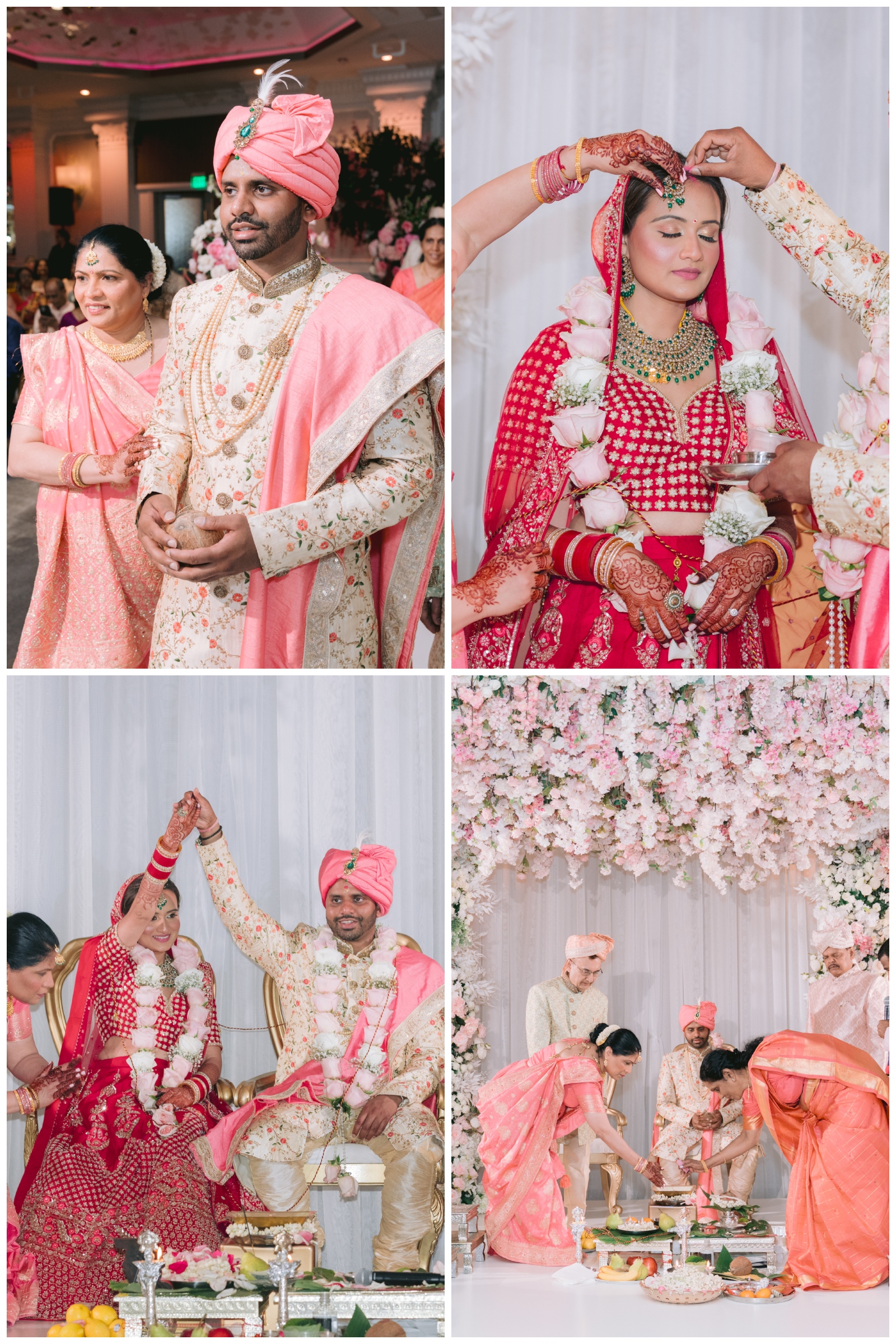 Indian wedding ceremony, Garden City Hotel wedding photography by PTarfiq Photography, NY