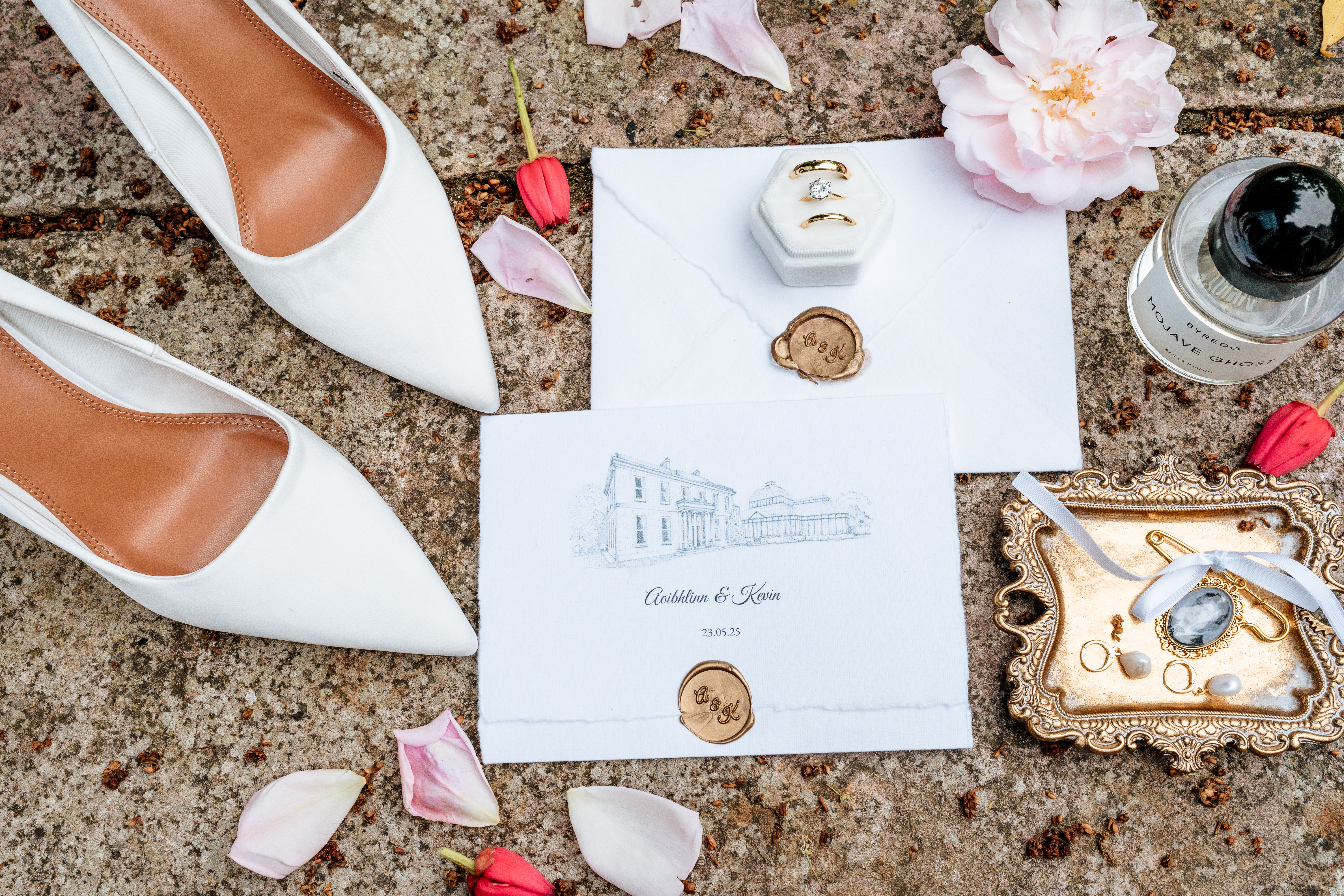 Kilshane House wedding details Sarah Kate Photography