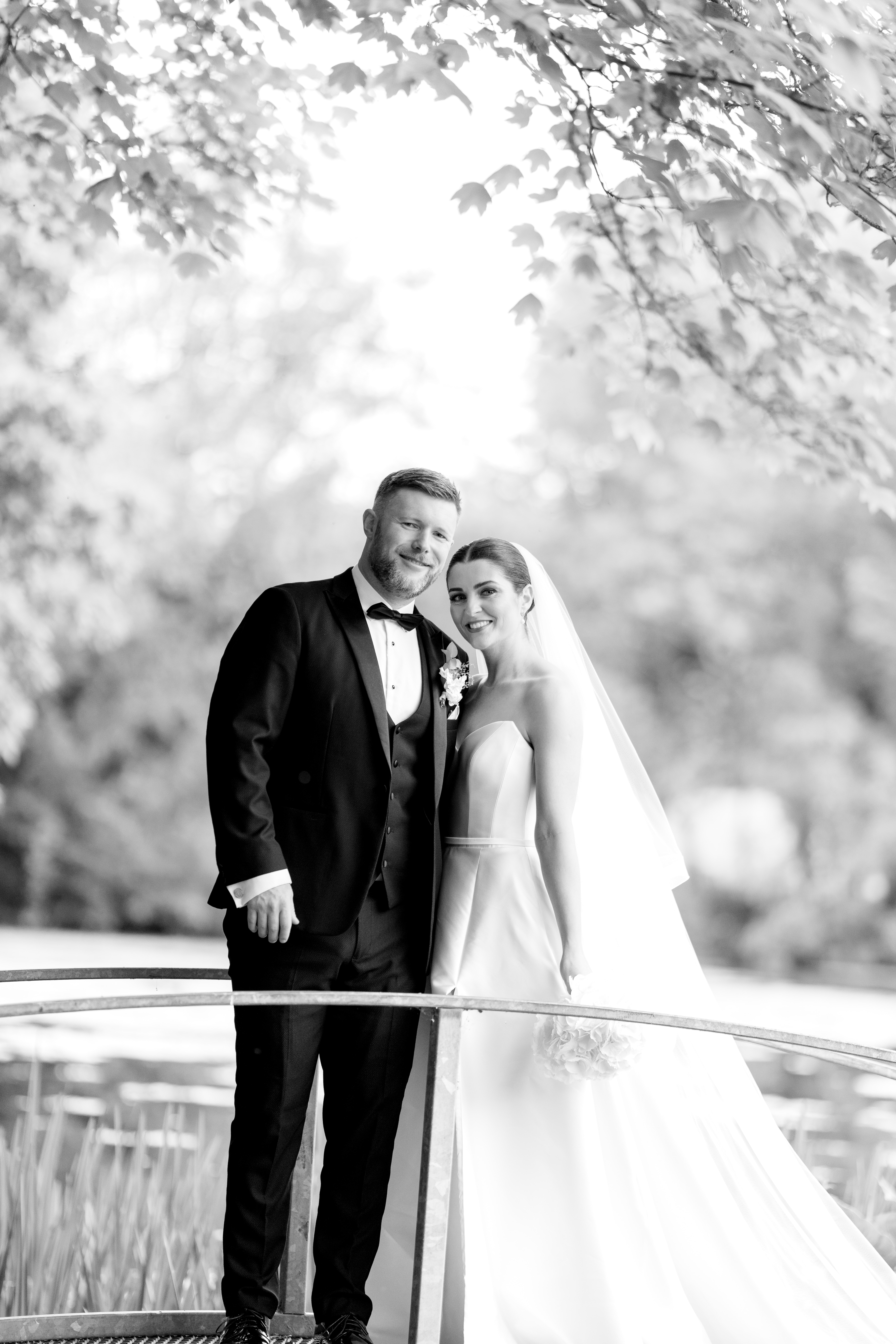 Kilshane House black and white portrait, Sarah Kate Photography - Ireland