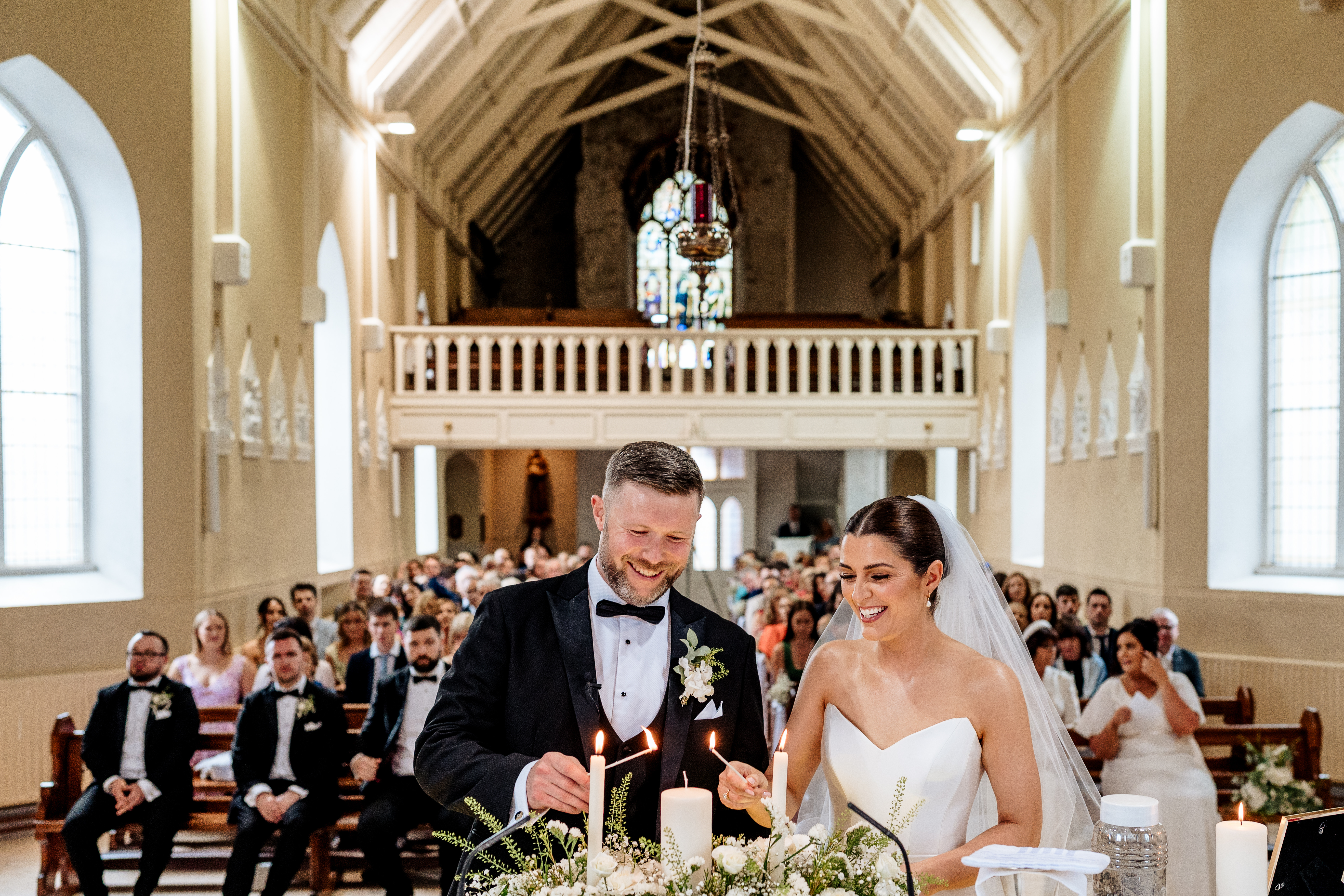 Kilshane House candle lighting ceremony, Sarah Kate Photography - Ireland
