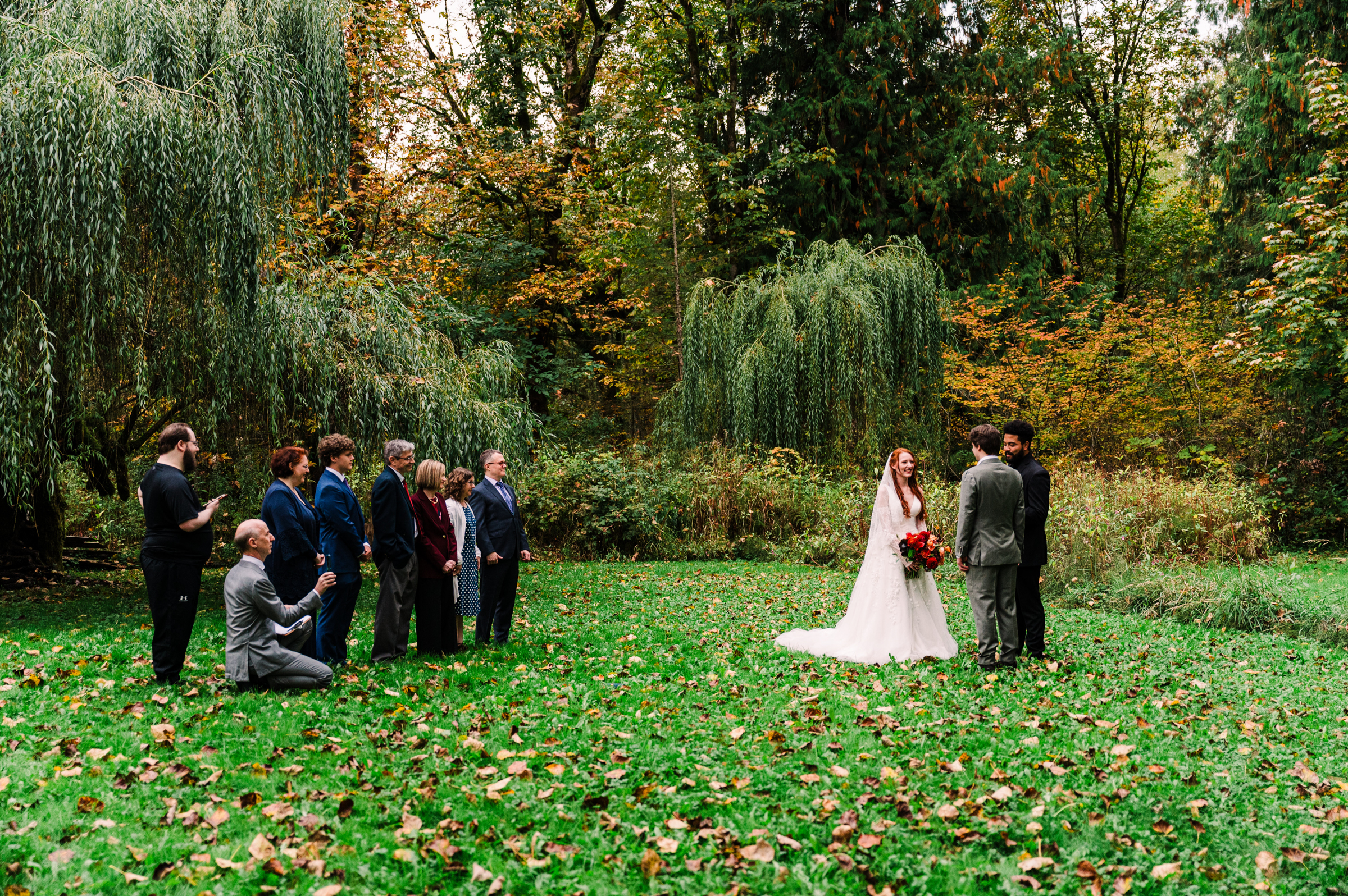 Mt. Baker elopement ceremony photographed by Marla Manes Photography 