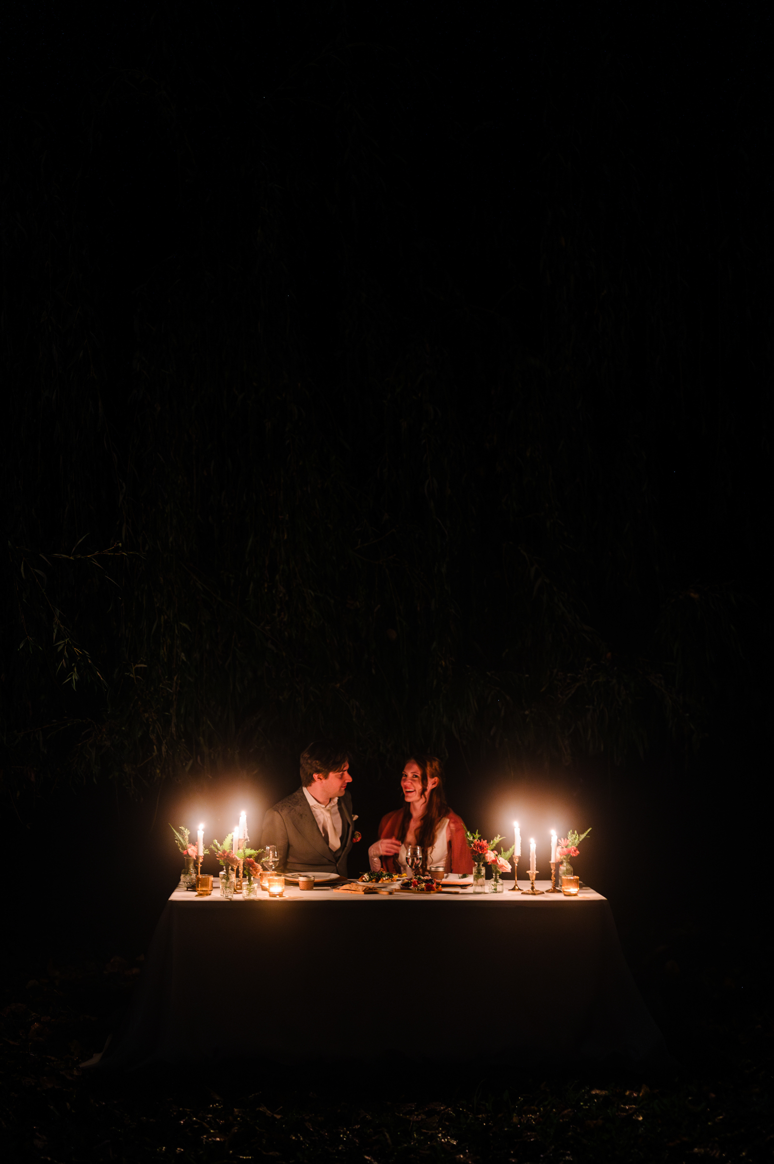 Outdoor dessert at Mt. Baker elopement, Marla Manes Photography