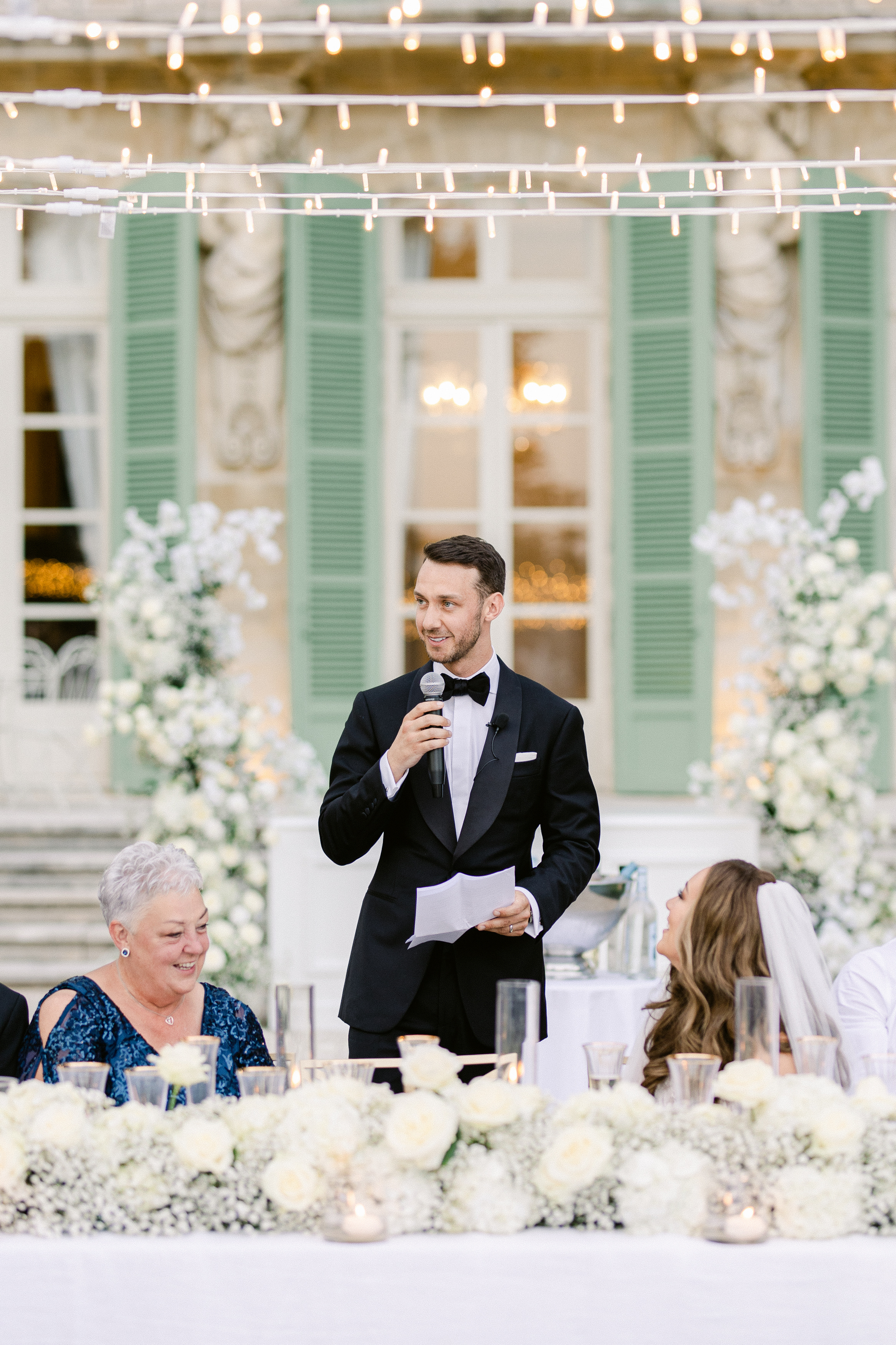Groom's speech Chateau de Torreau wedding, Provence
