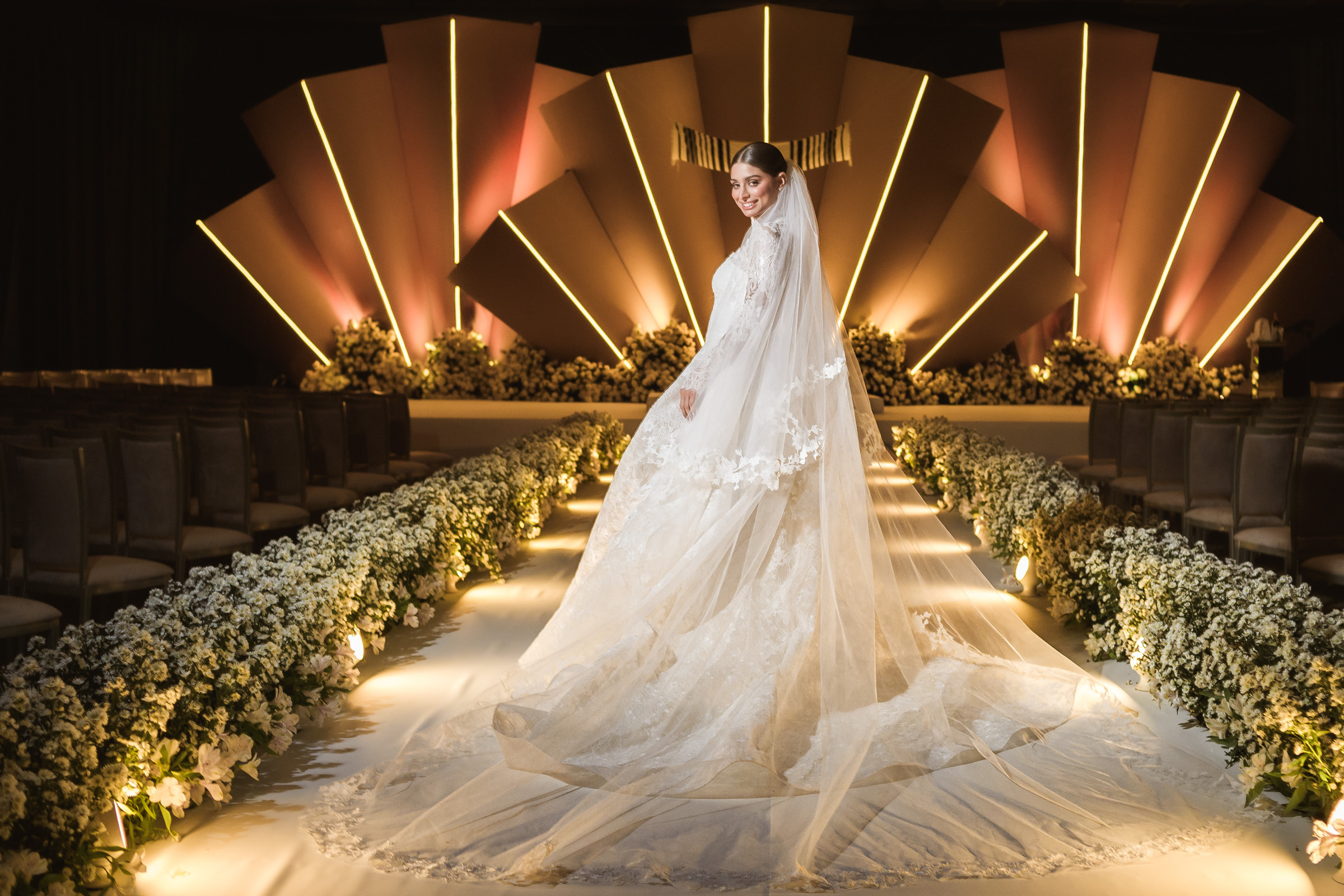 Club Hebreo Ceremony decor and portrait photographed by Alvaro Ching