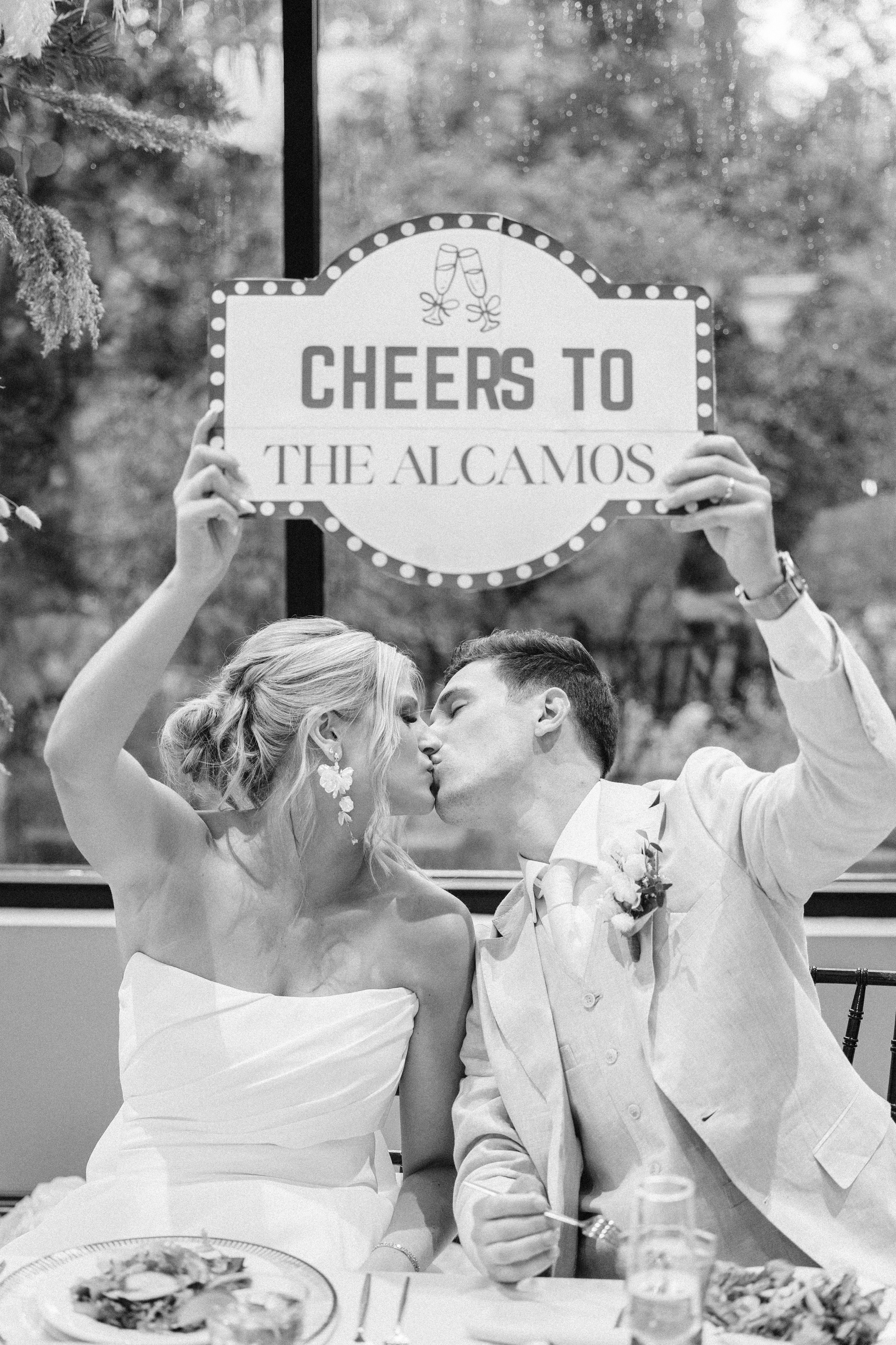 wedding sign at Venue3Two, Grand Rapids, Chrystin Melanie Photography