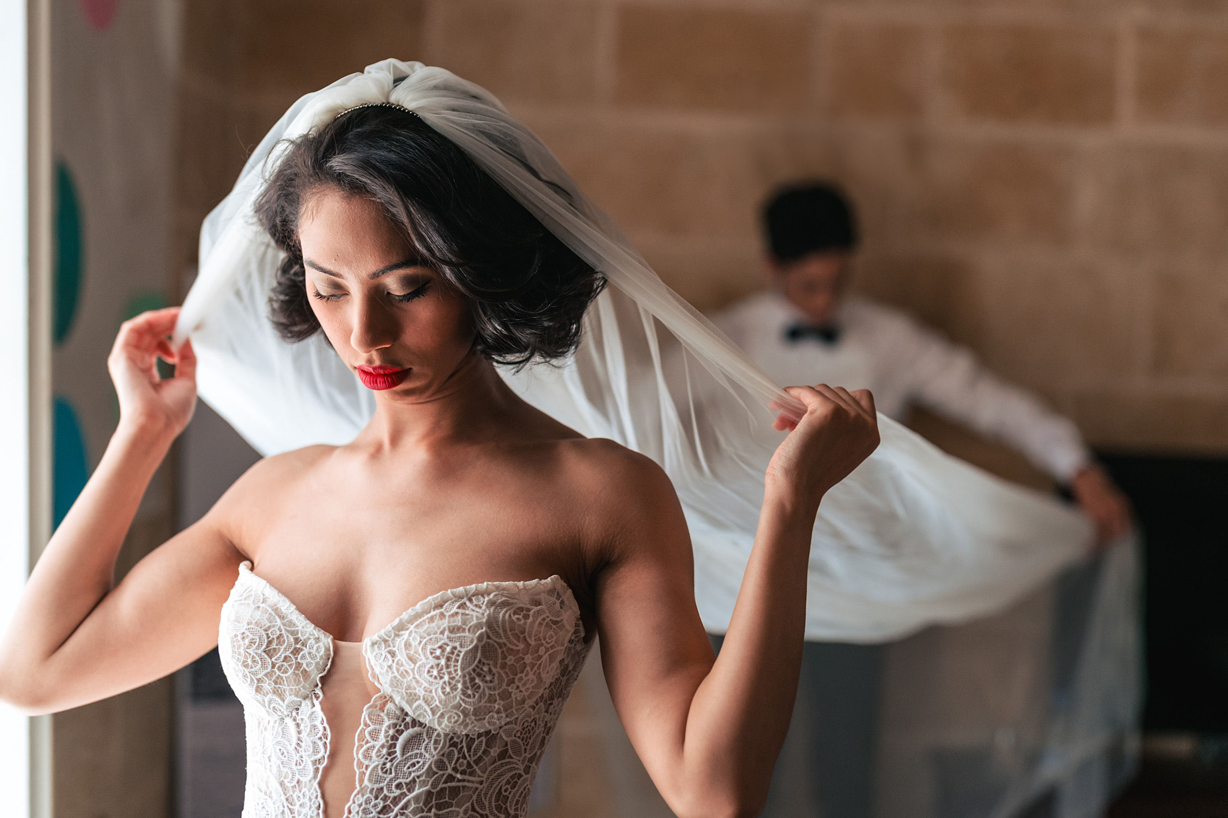 Wedding at Palazzo Parisio, preparations photographed by Franklin Balzan Photography