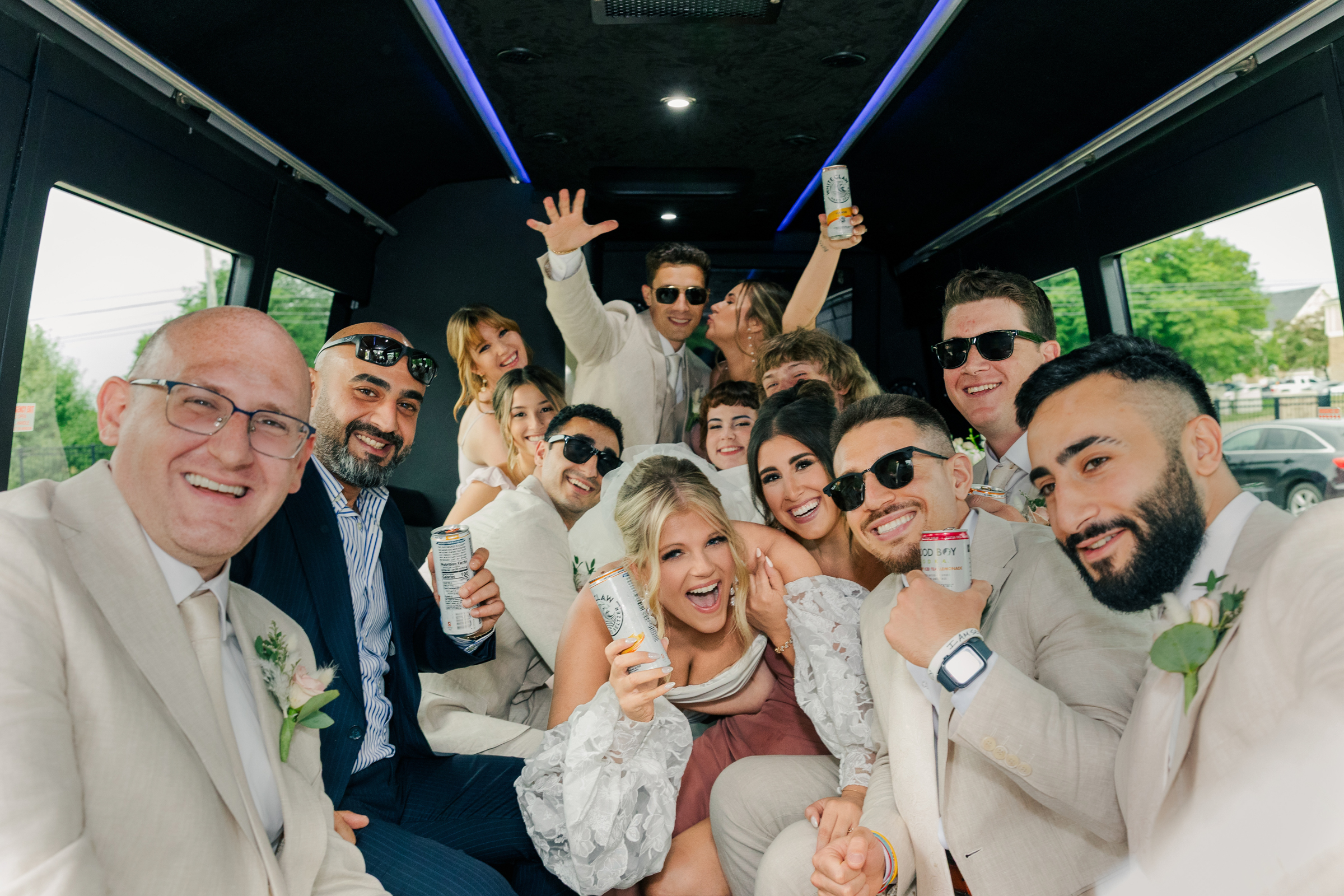 Limo for wedding at Venue3Two, Chrystin Melanie