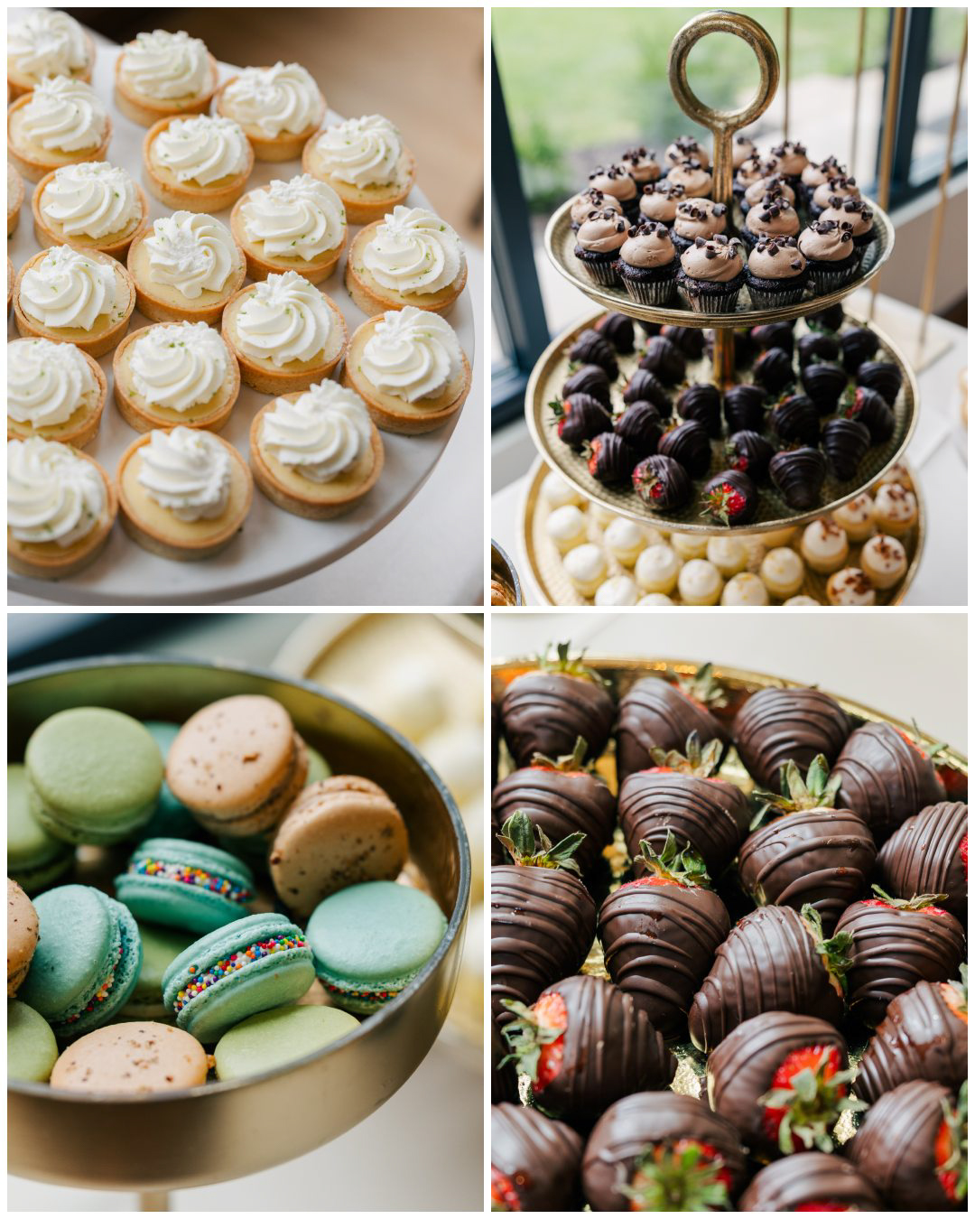 Dessert bar,  wedding at Venue3Two, Grand Rapids, Chrystin Melanie Photography