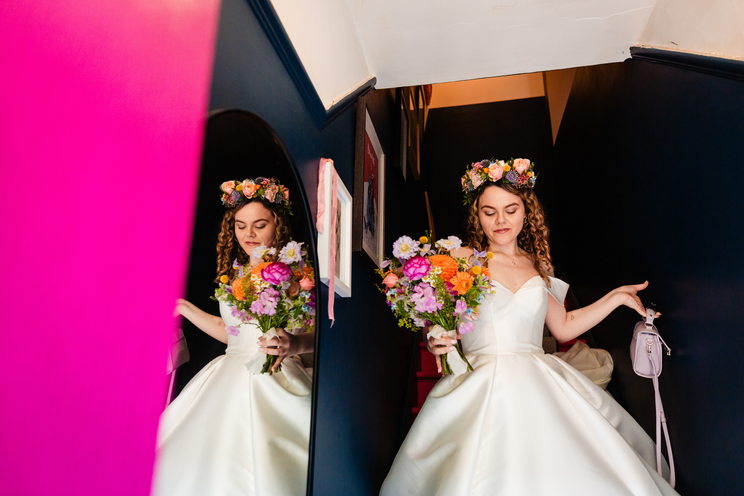 Fresh floral crowns-Wedding Crowns and Bridal Headpieces