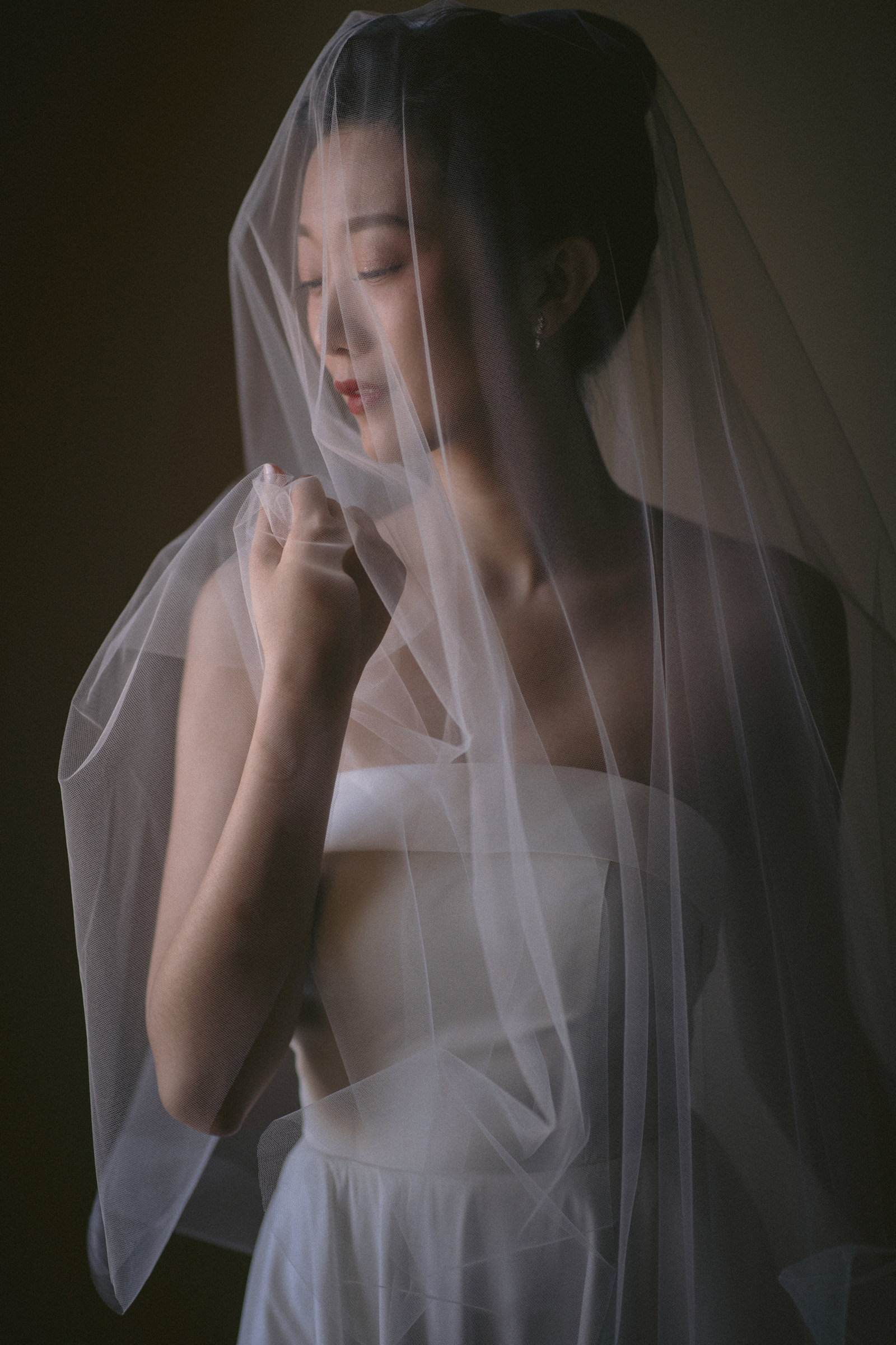 Classic bridal portrait by Susan Stripling - New York photographer