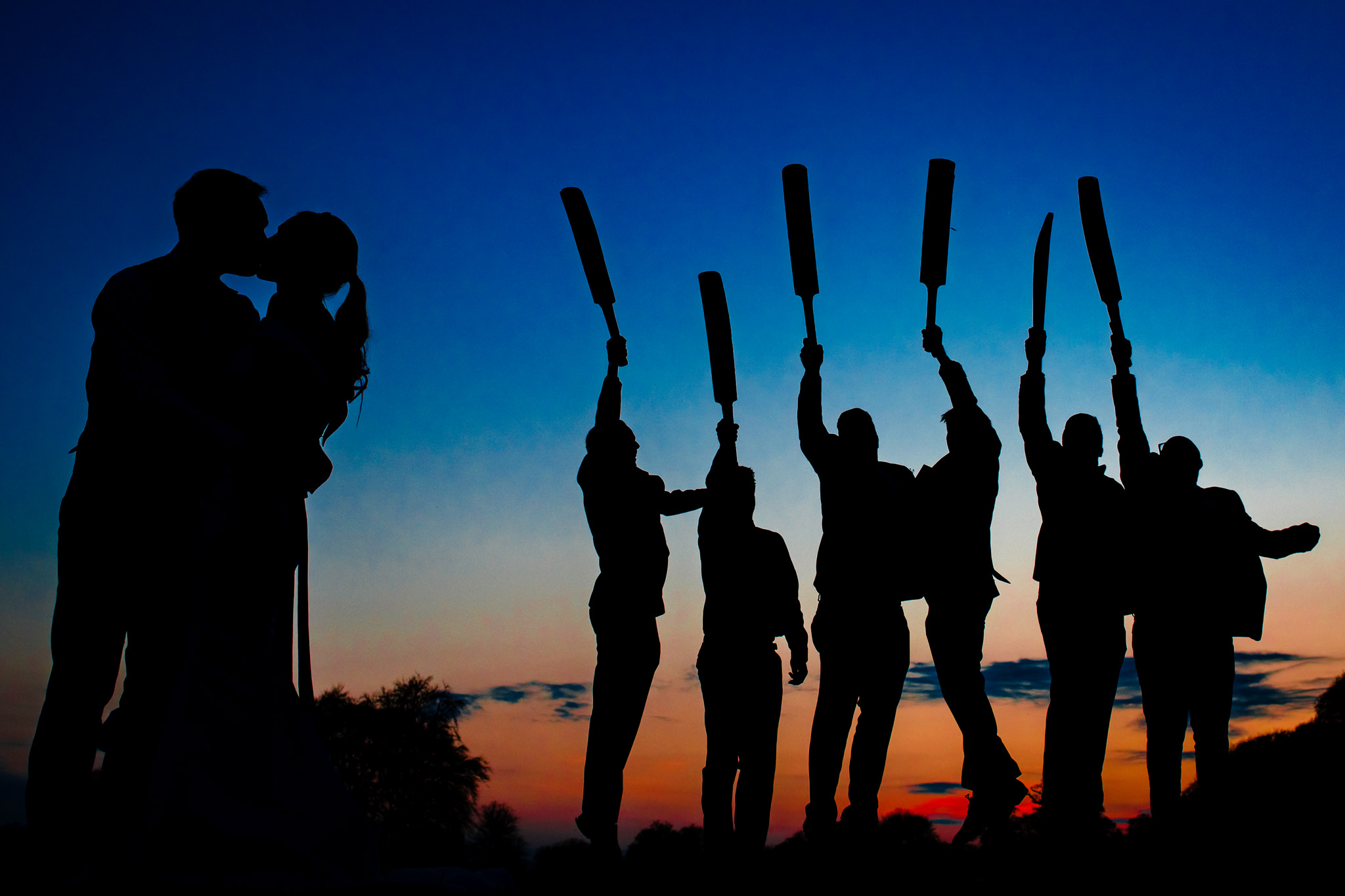 Best Groomsmen Group Portrait Finalist Photo by Rich Howman from the UK