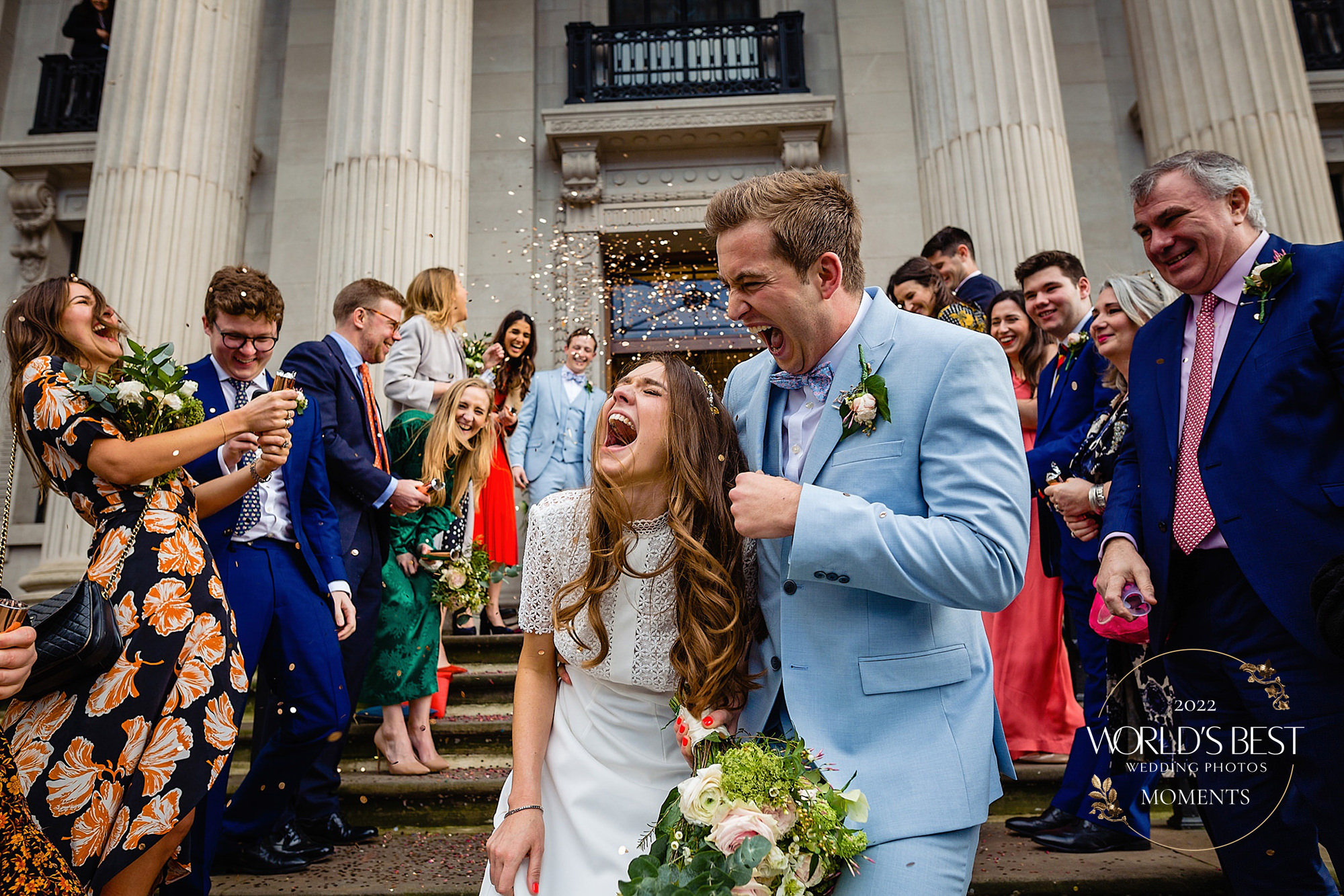 Best Funny Wedding Moment Finalist photo by Emma and Rich from the UK
