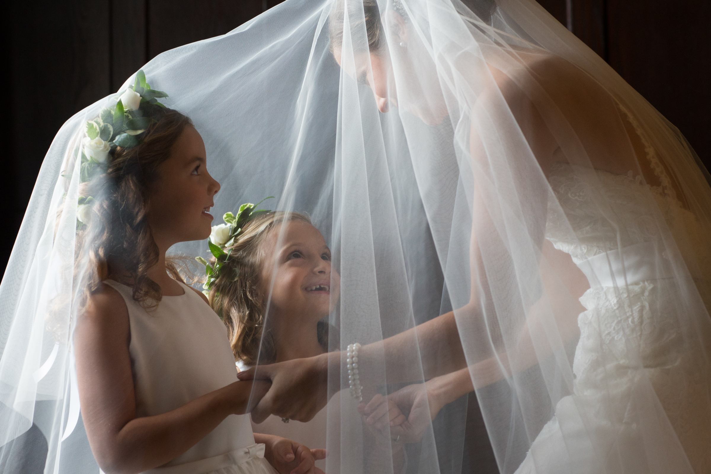 little-girls-under-veil-with-bride-berit-bizjak-photography-nyc