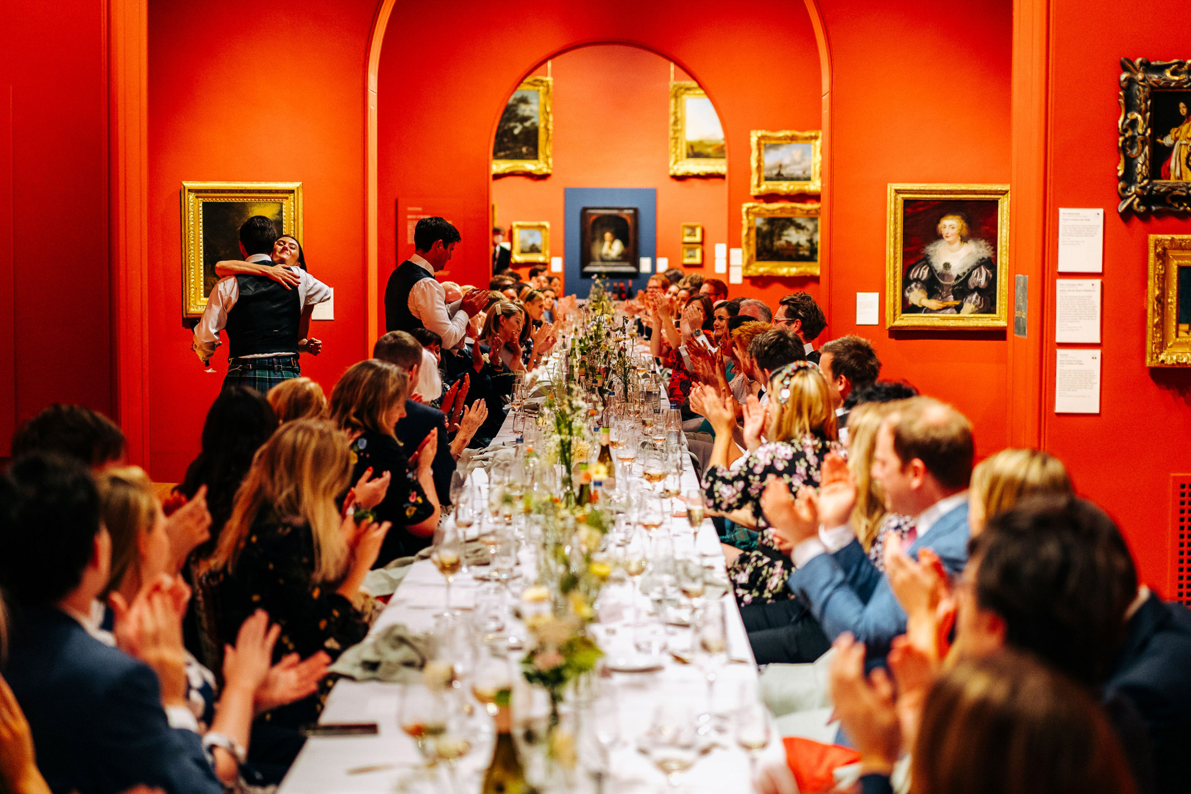 art museum wedding venue photographed by Chelsea Cannar, London wedding photographer