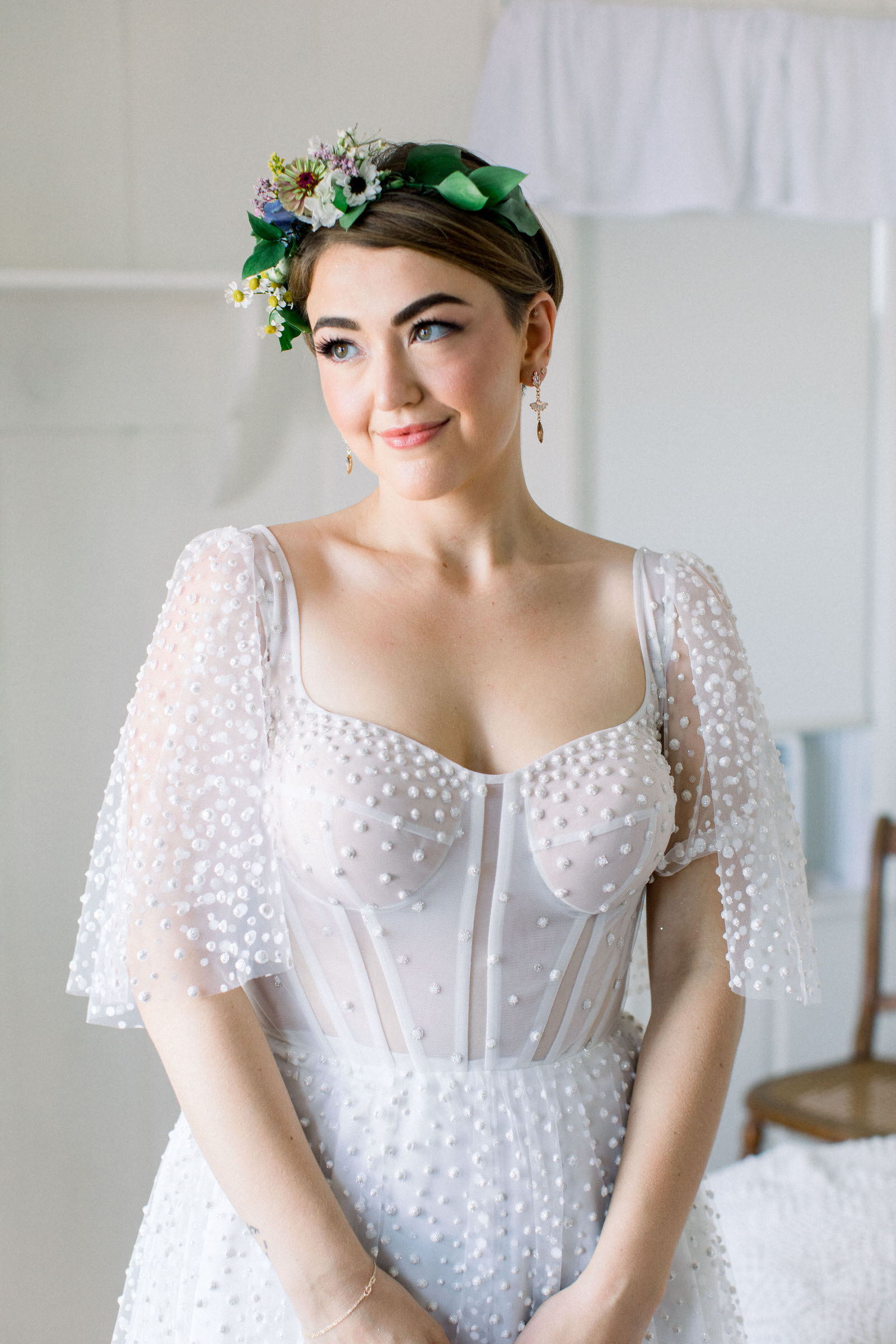 Fresh Floral Crowns-Wedding Crowns and Bridal Headpieces