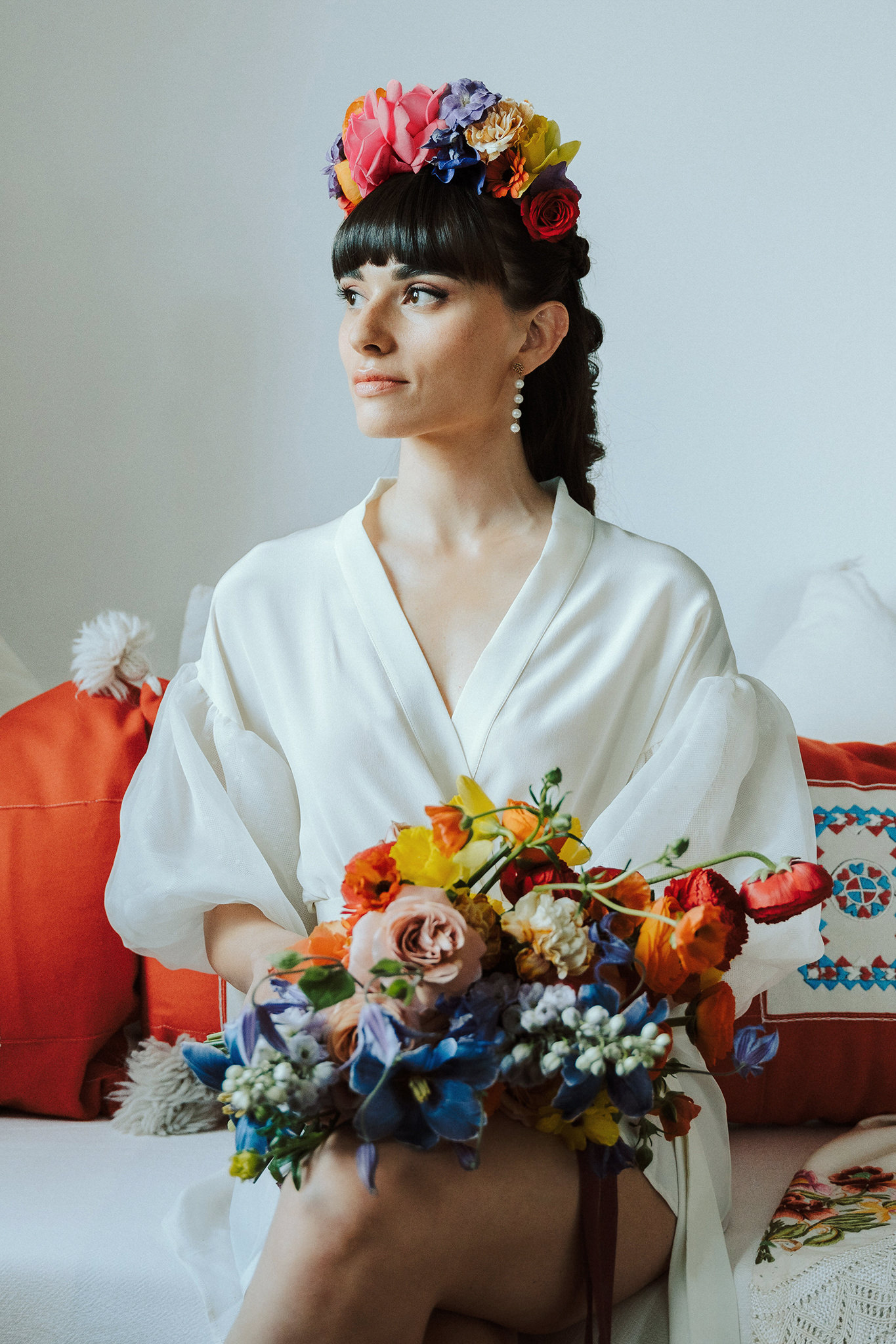 Fresh Floral Crowns-Wedding Crowns and Bridal Headpieces