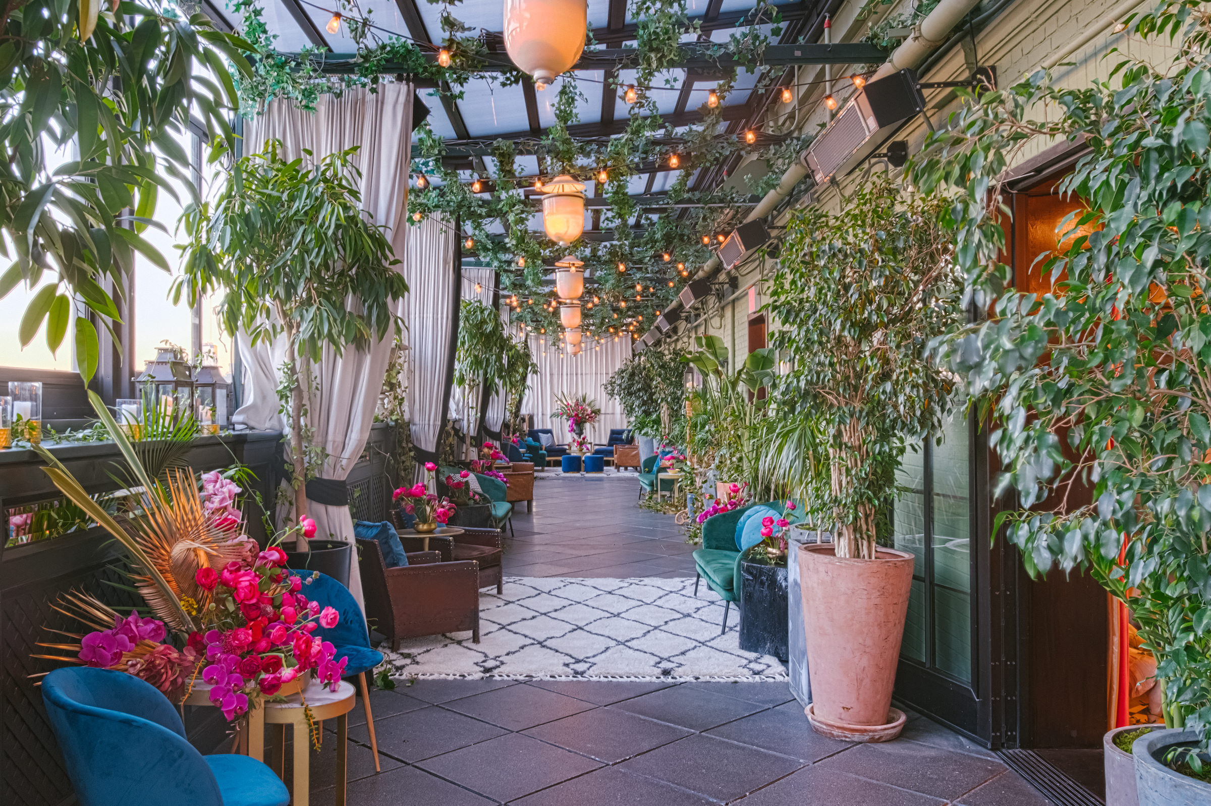 beautifully designed wedding venue photographed by Amy and Stuart, Los Angeles wedding photographers