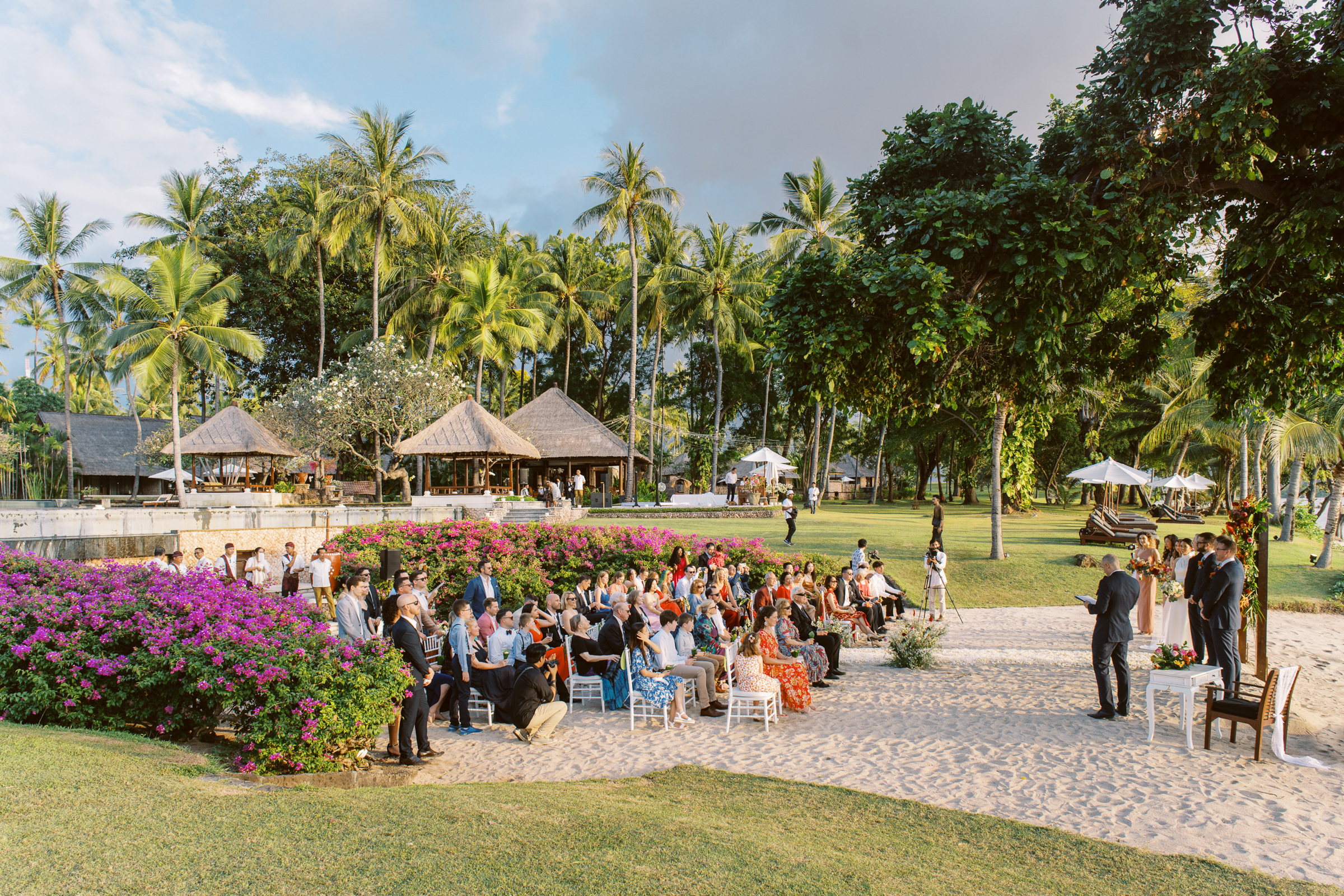 Ceremony site at The Oberoi Resort Lombok, Sylvain Bouzat Photography