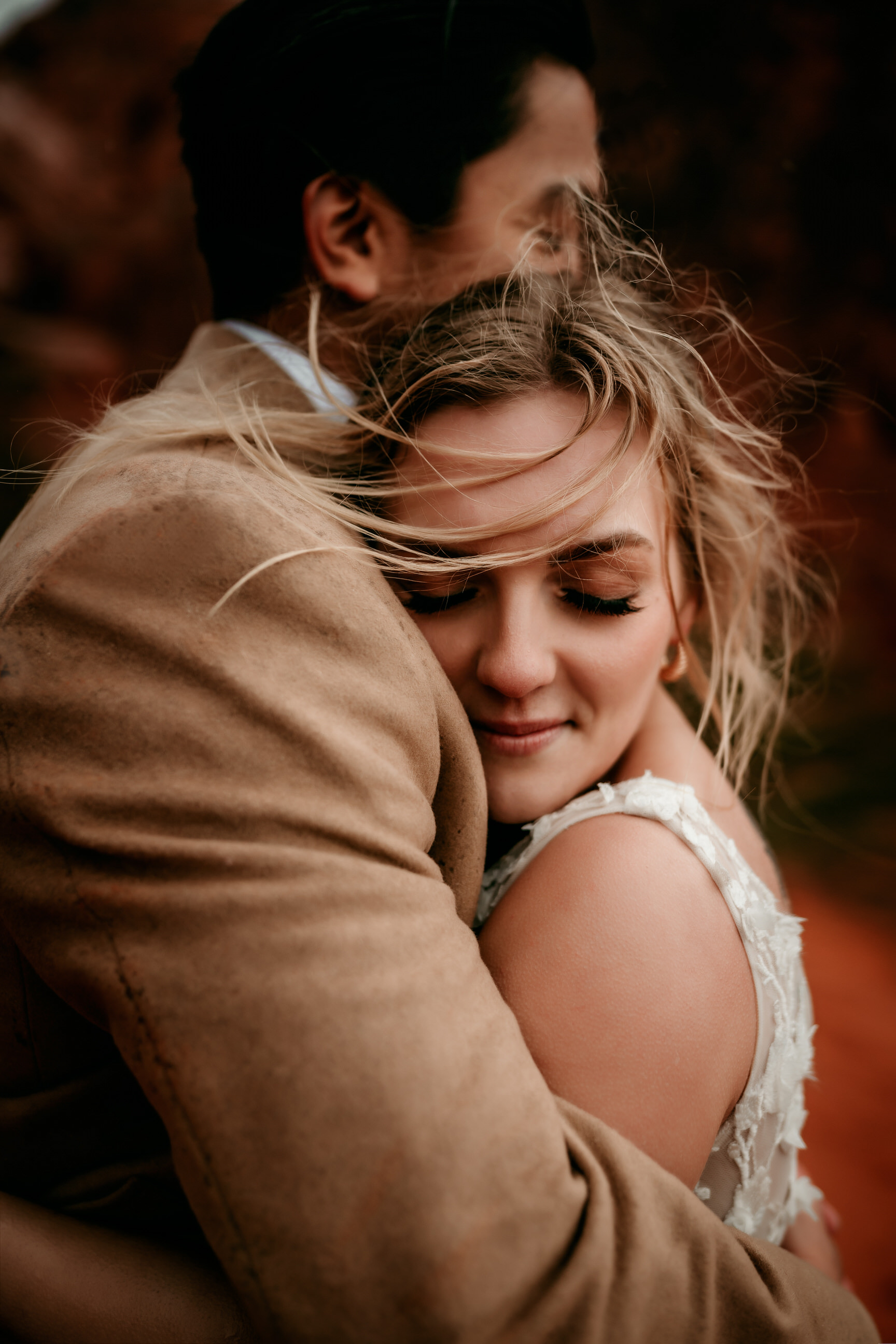 Award-winning-elopement photo, intimate portrait by Sacramento wedding photographer As the Crow Flies