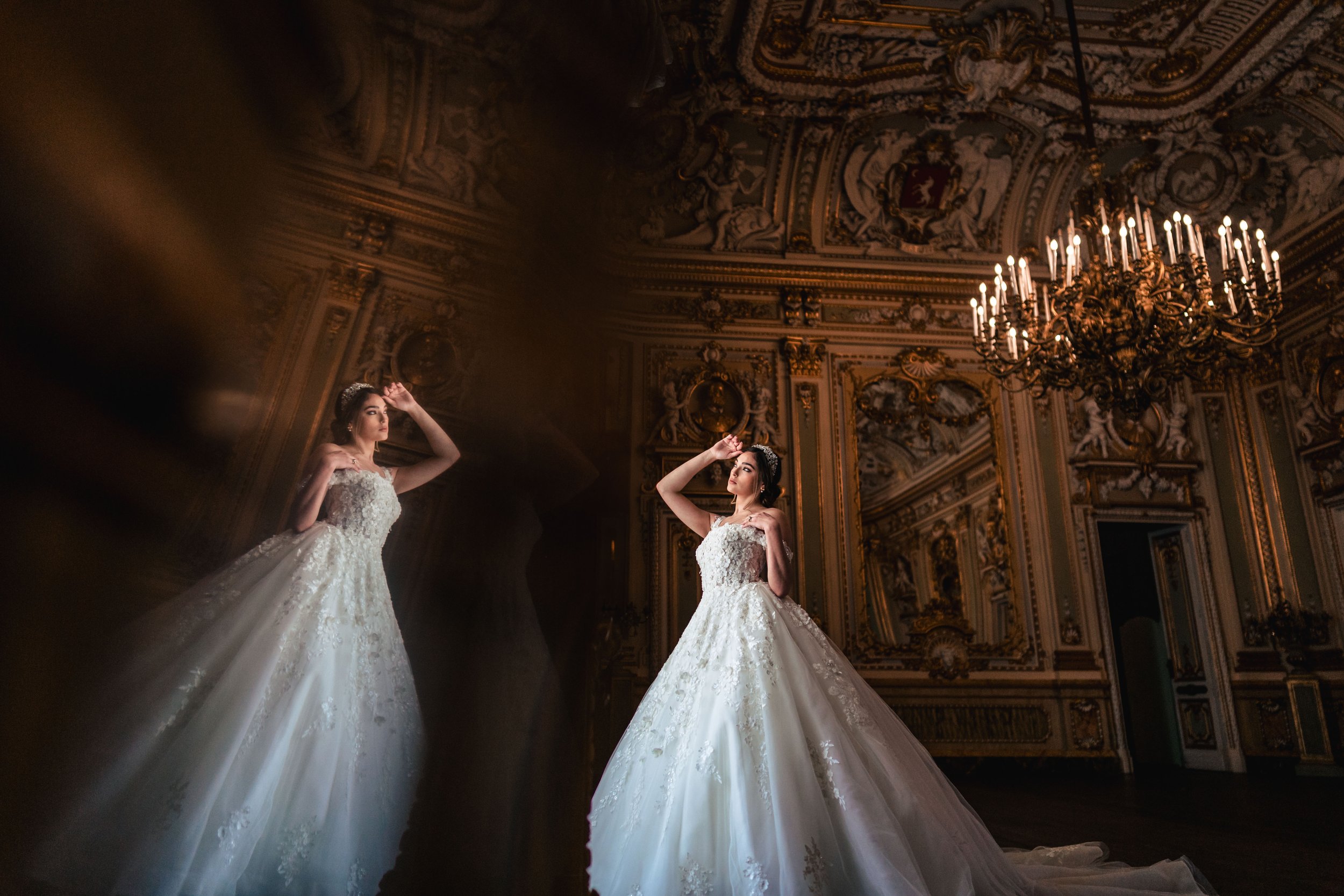 Bride reflection - photo by FBalzan Photography