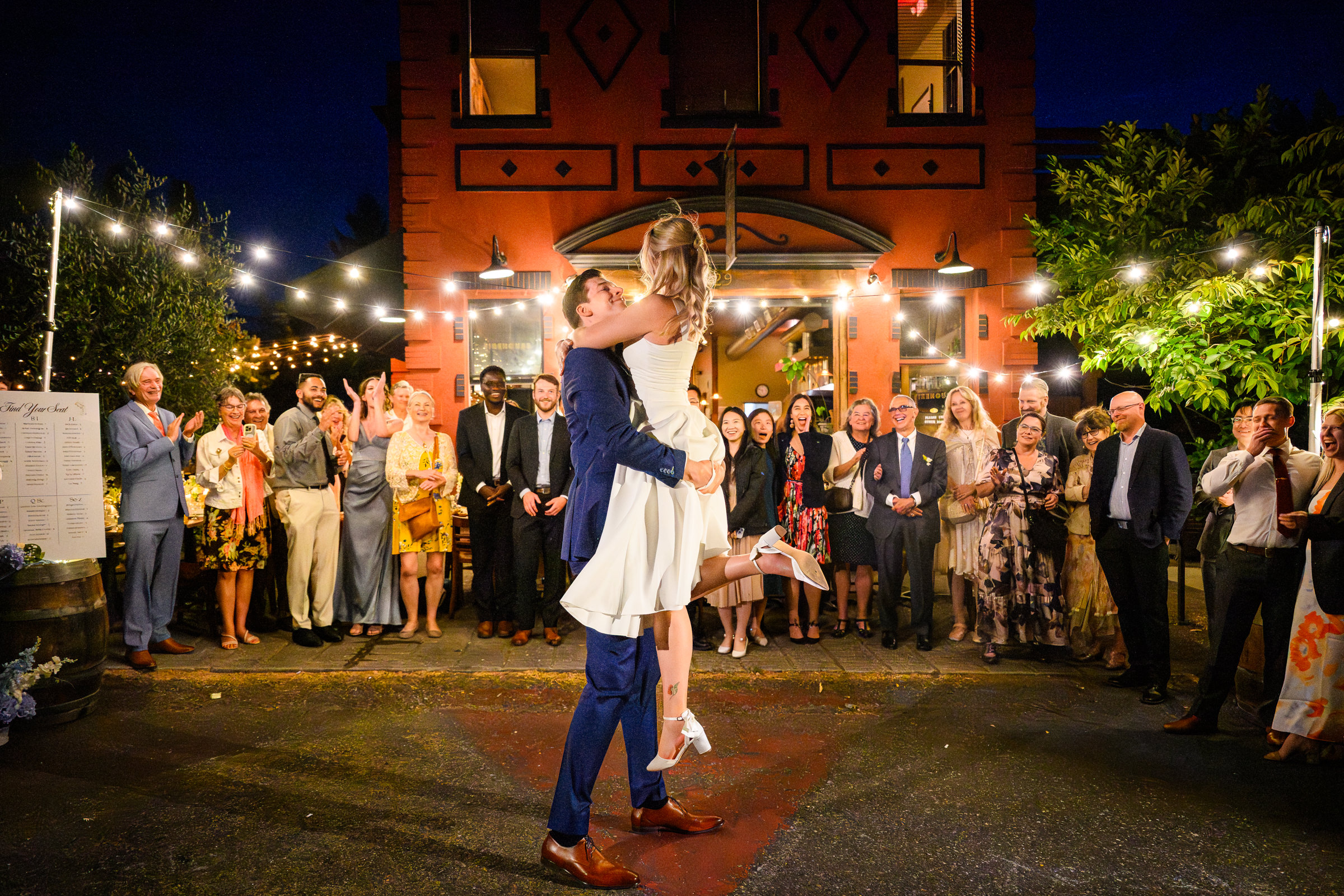 Reception hold, photo by Molly J. Smith Photography, Pacific Northwest wedding photographers