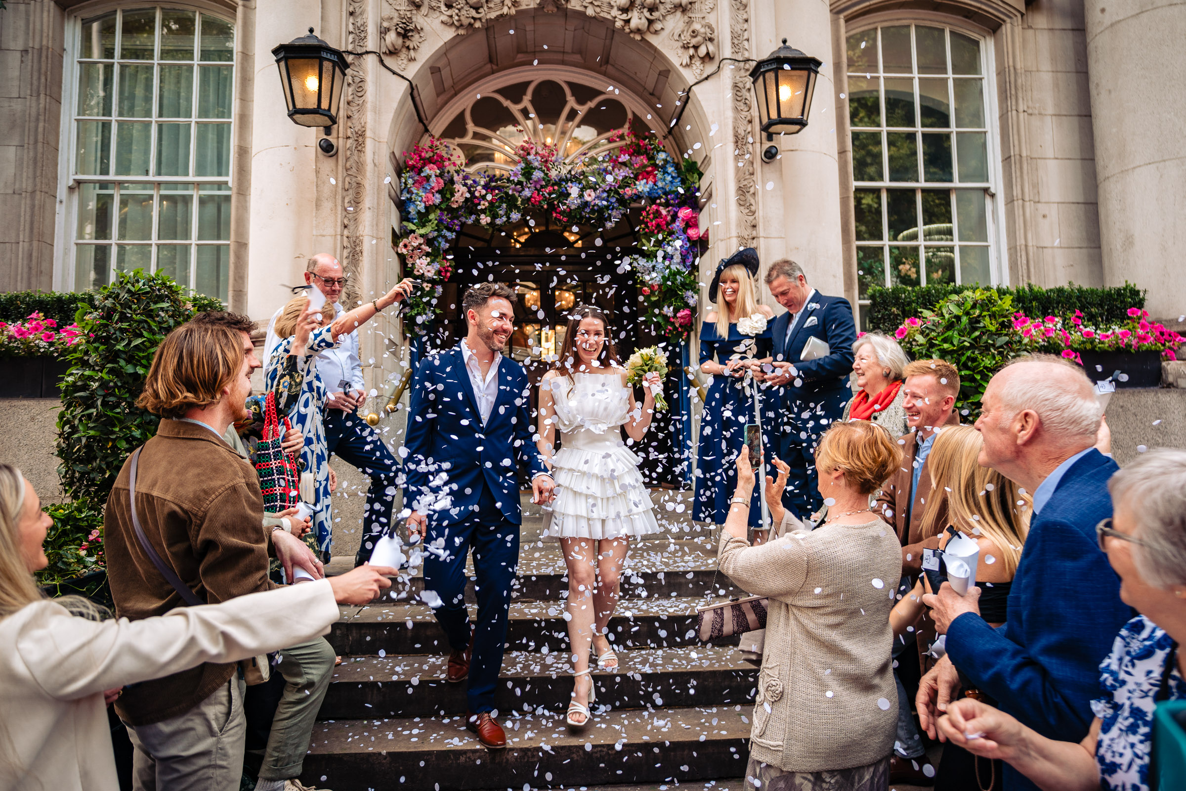 Off to the honeymoon, photo by Tansley Photography, East Hampshire wedding photographers