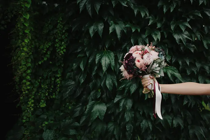 Pink, purple and rose bouquet - photo by James Moes