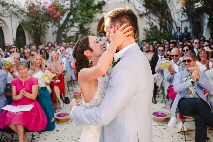 Just married couple at Hacienda de san Rafael near Seville - photo by Rich Howman