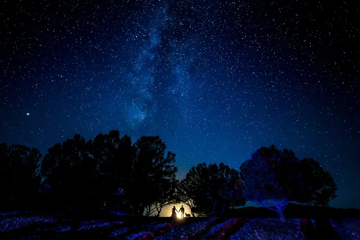 silhouette-of-bride-and-groom-against-night-sky-photo-by-j-la-plante-photo