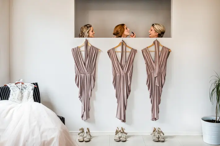 creative-photo-of-bridesmaids-and-their-gowns-and-shoes-dezine-by-mauro