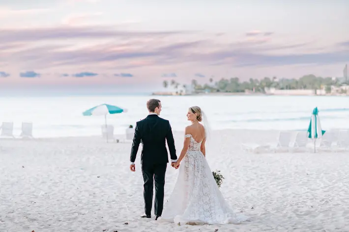 Luxury wedding Old Fort Bay Club Bahamas, Lyndah Wells Photography