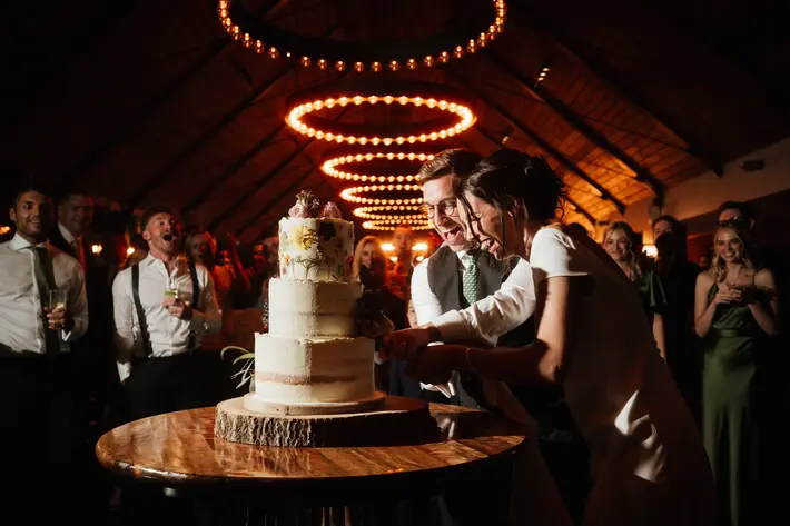 cake cutting celebration Robin Goodlad Photography